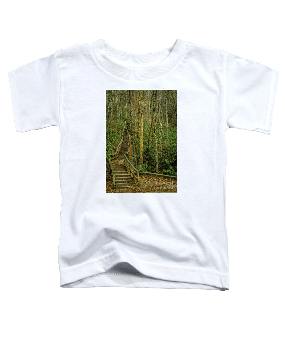 Stairway Toddler T-Shirt featuring the photograph Stairway to Heaven by George Kenhan