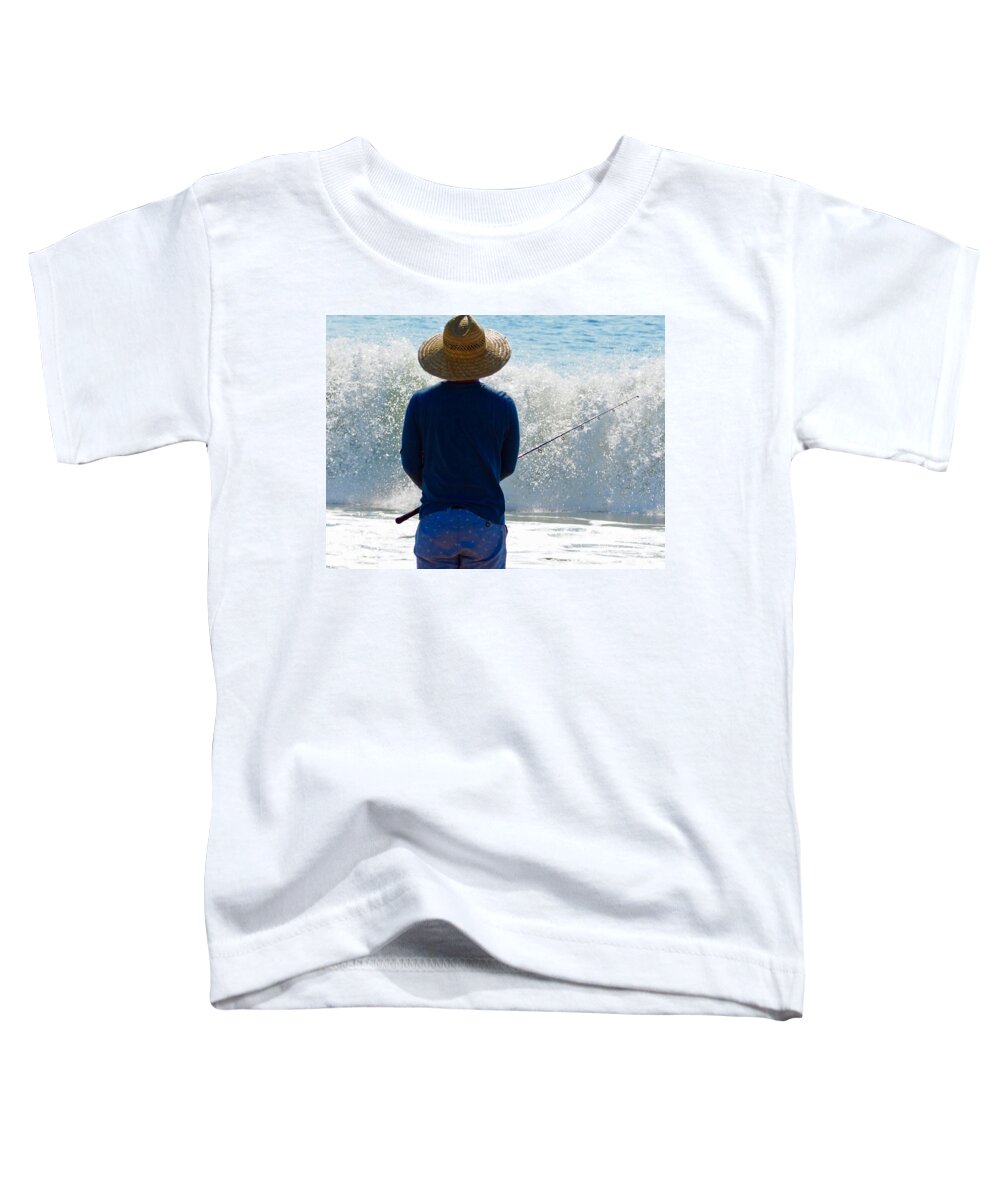 Ocean Toddler T-Shirt featuring the photograph Staring into the Sea by Shawn M Greener