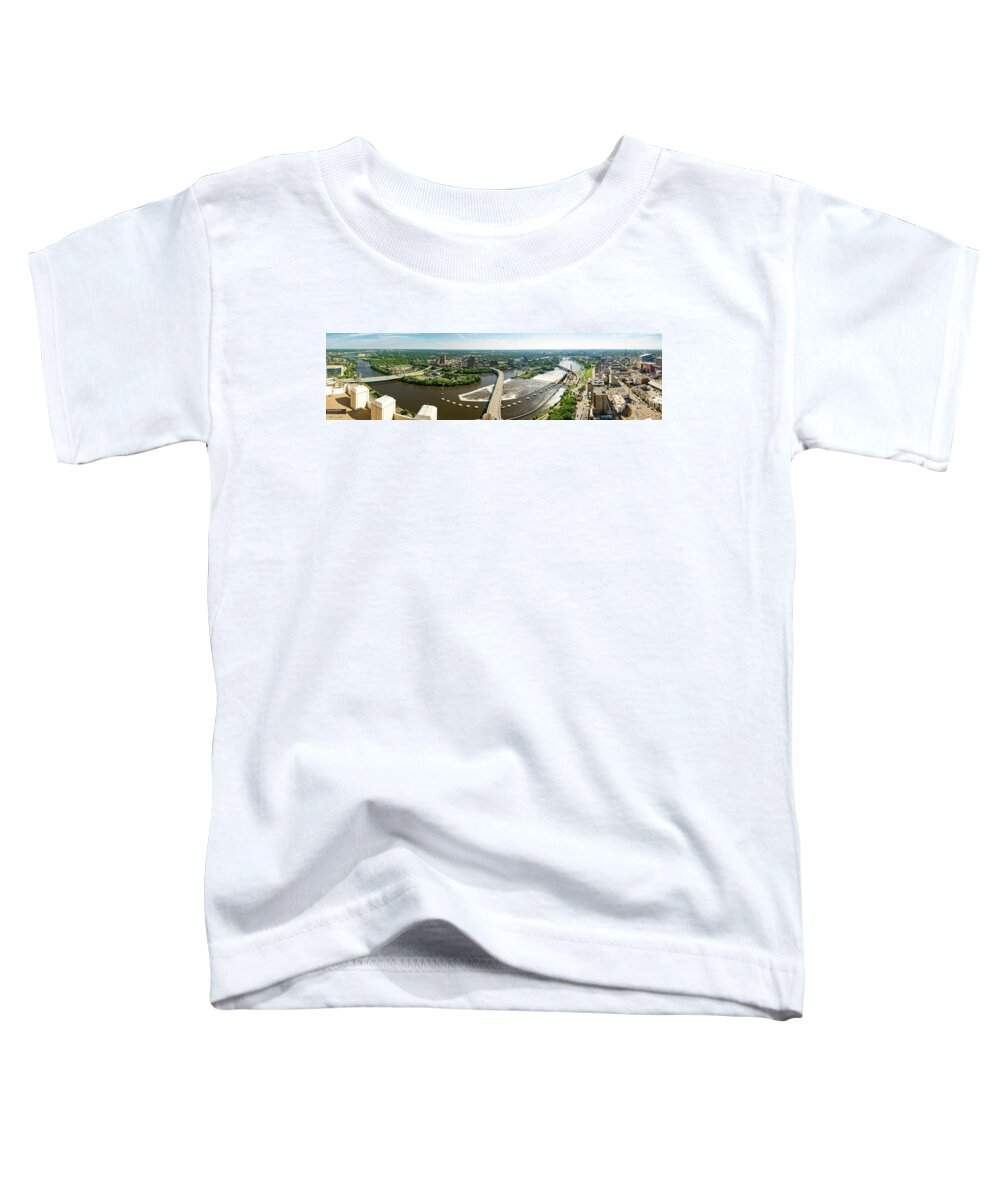 Minneapolis Toddler T-Shirt featuring the photograph Summer in the Mill City by Mike Evangelist