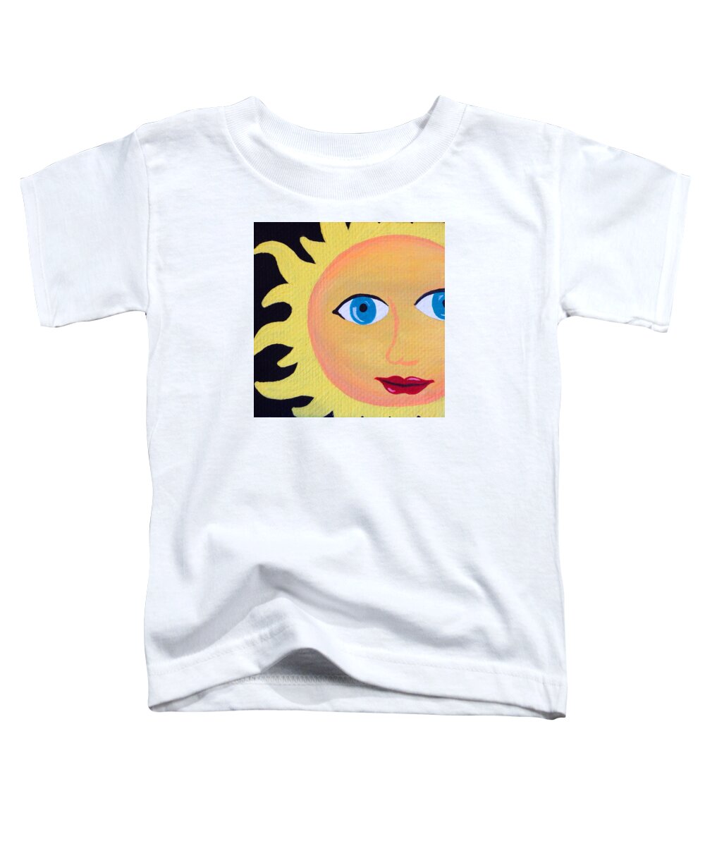 Sun Toddler T-Shirt featuring the photograph Sunny by Annie Walczyk