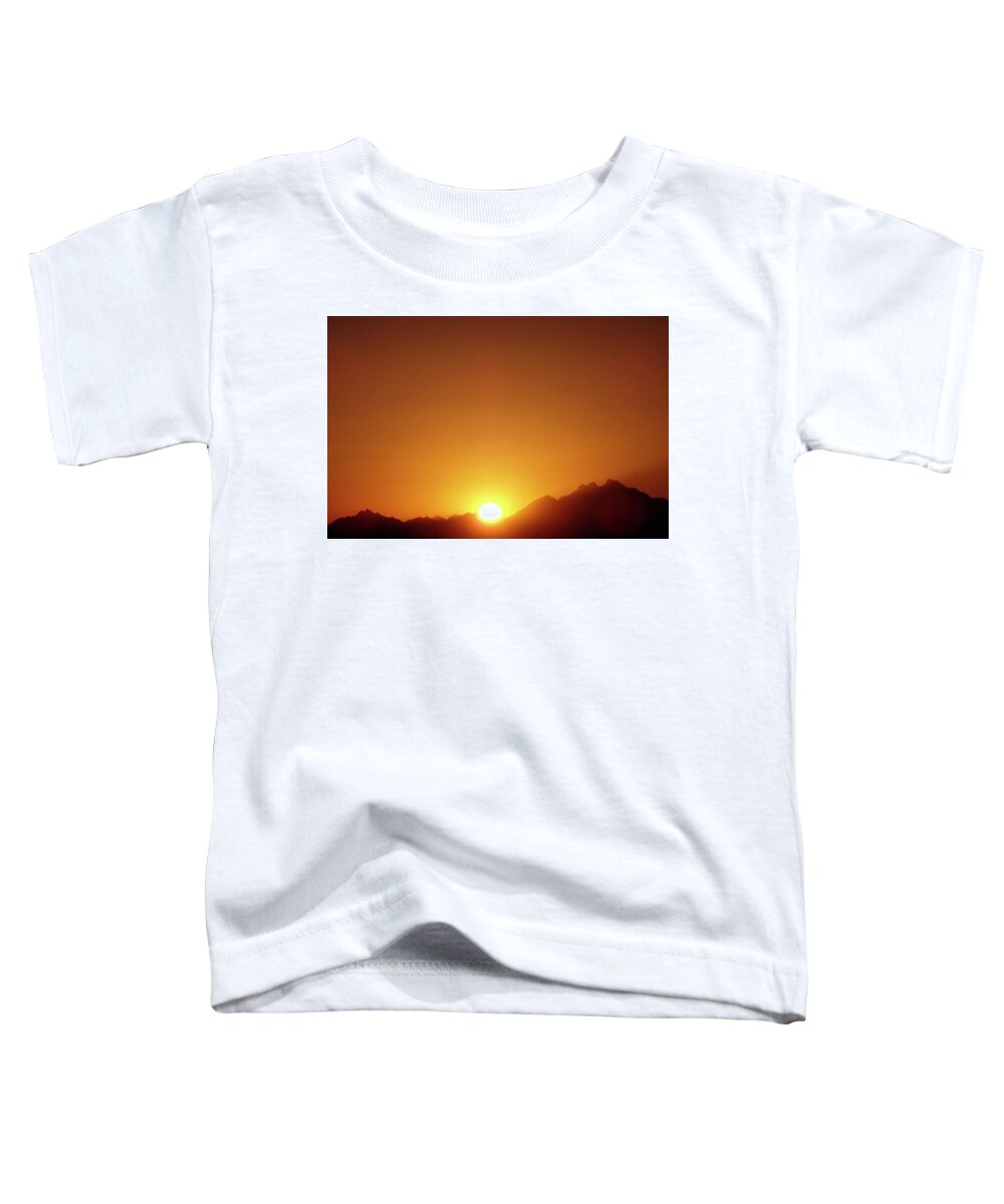 Sunset Toddler T-Shirt featuring the photograph Sunset Over Sahara by Johanna Hurmerinta