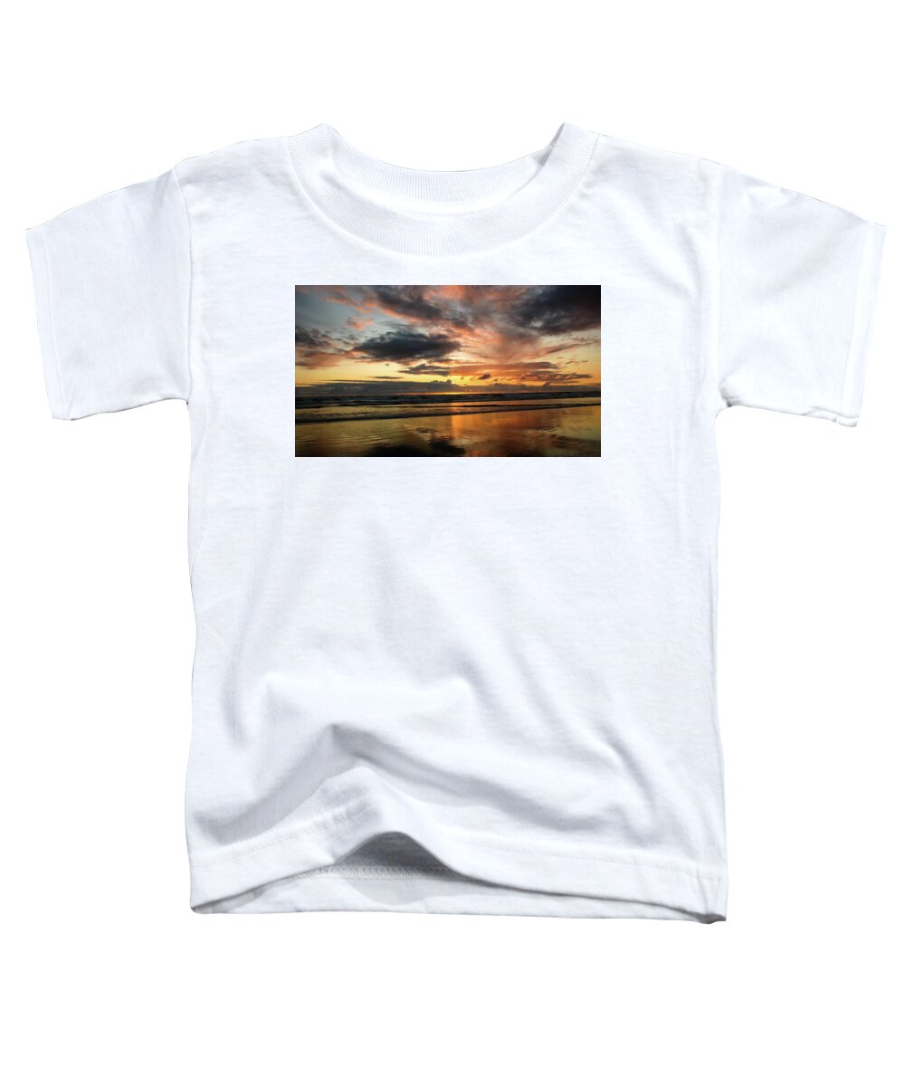 Washington Toddler T-Shirt featuring the photograph Sunset Split by Bryan Carter