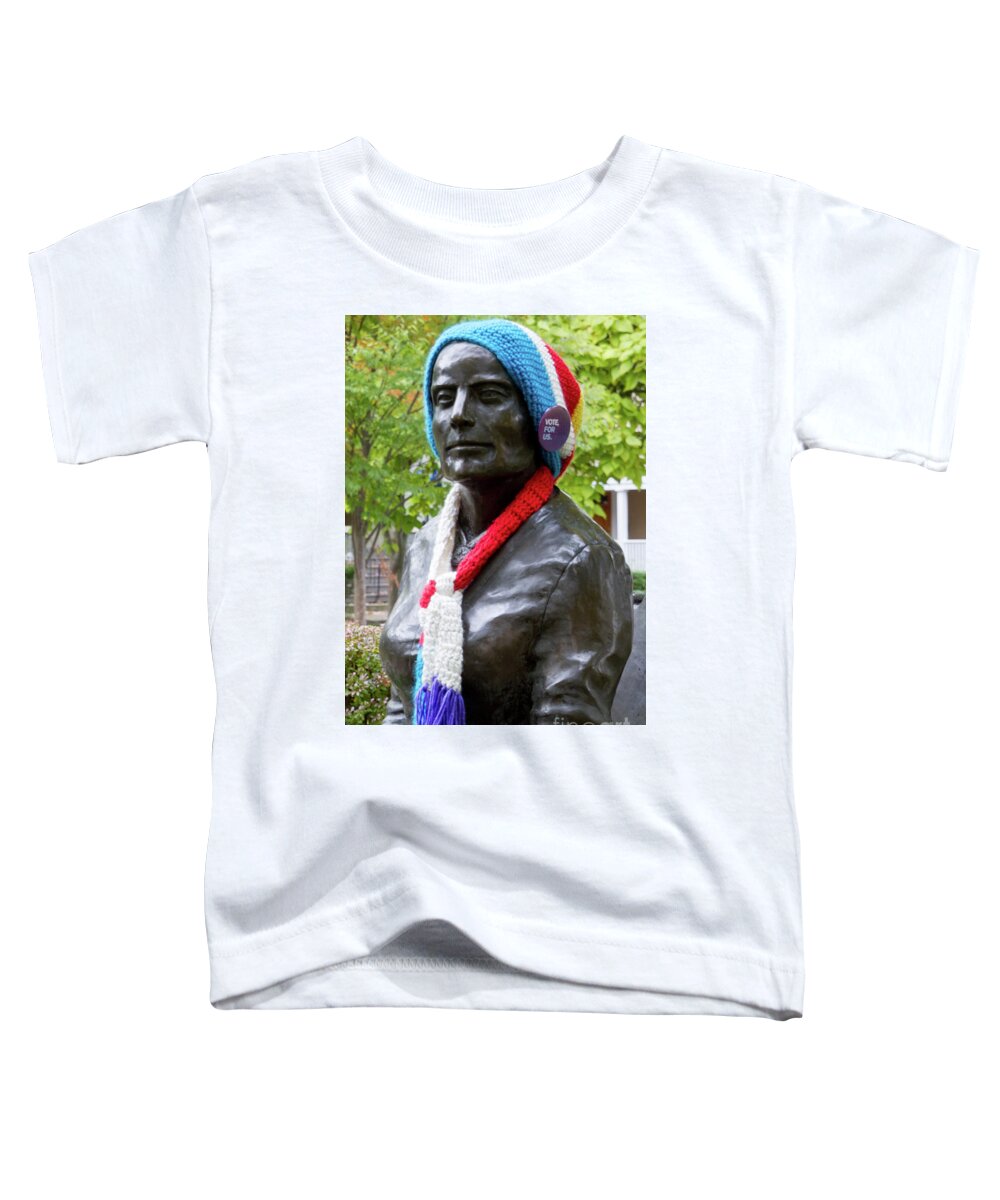 Susan B Anthony Toddler T-Shirt featuring the photograph Susan B Anthony by William Norton