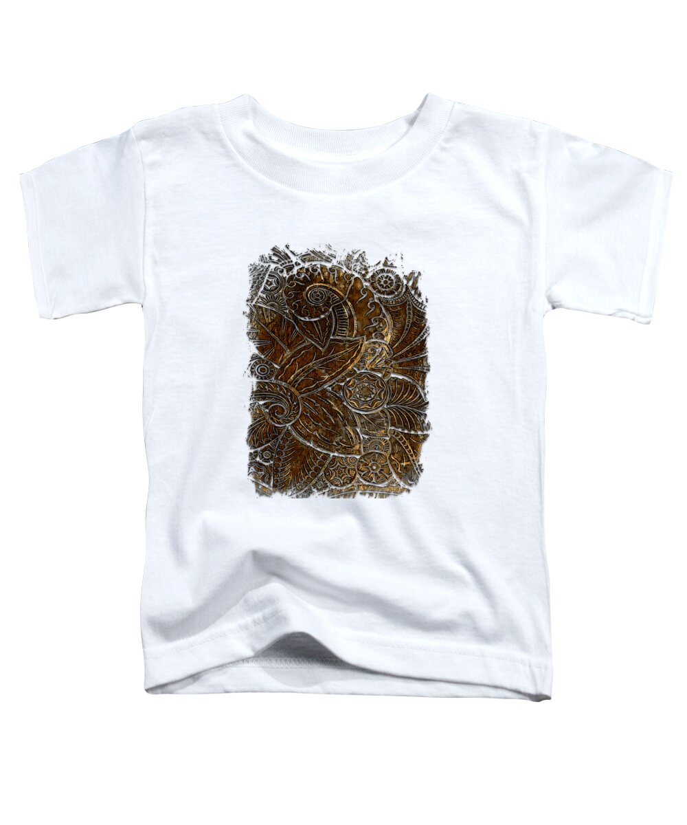 Earthy Toddler T-Shirt featuring the photograph Swan Dance Earthy 3 Dimensional by DiDesigns Graphics