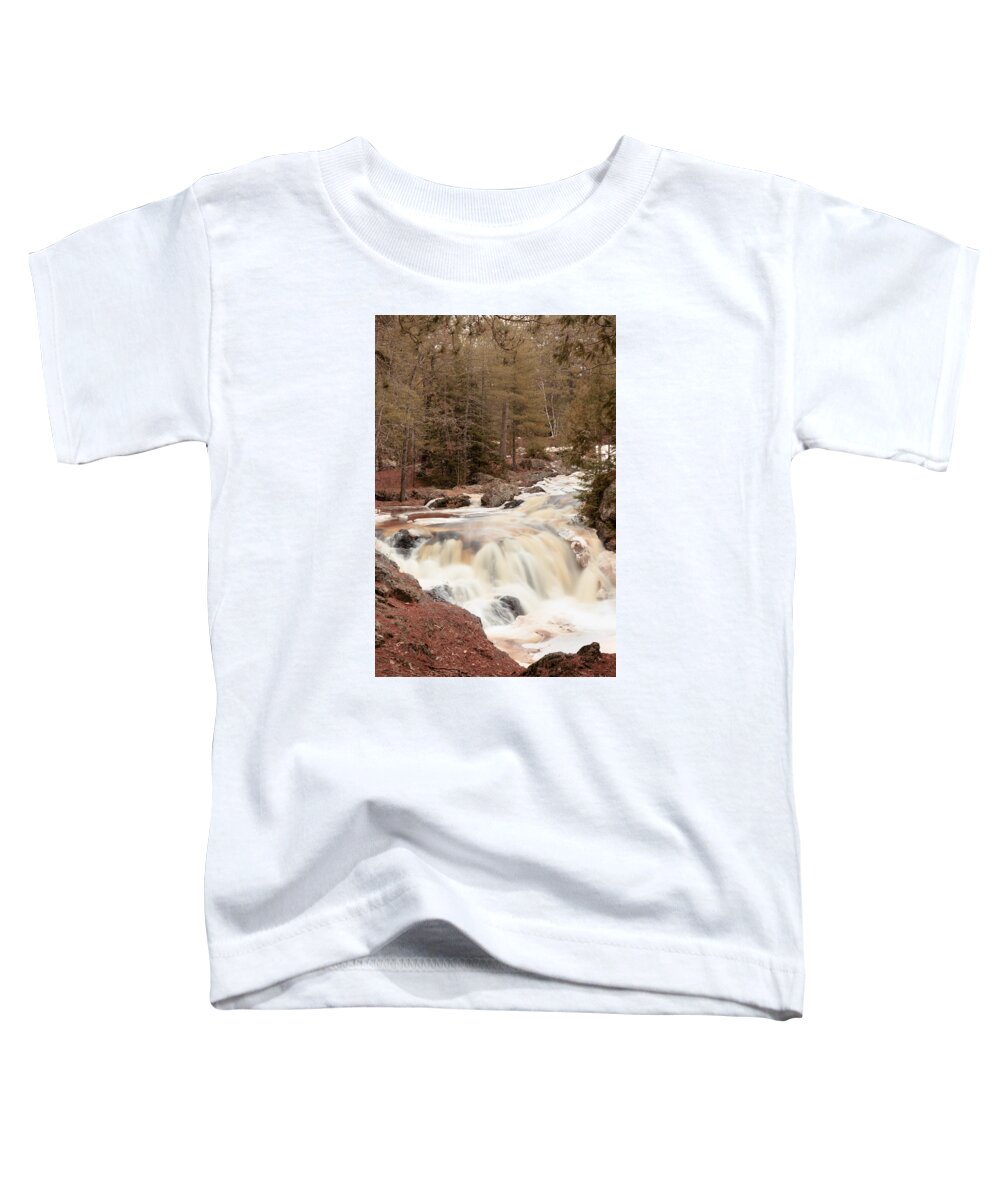 Waterfall Toddler T-Shirt featuring the photograph The Amnicon River by Susan Rissi Tregoning