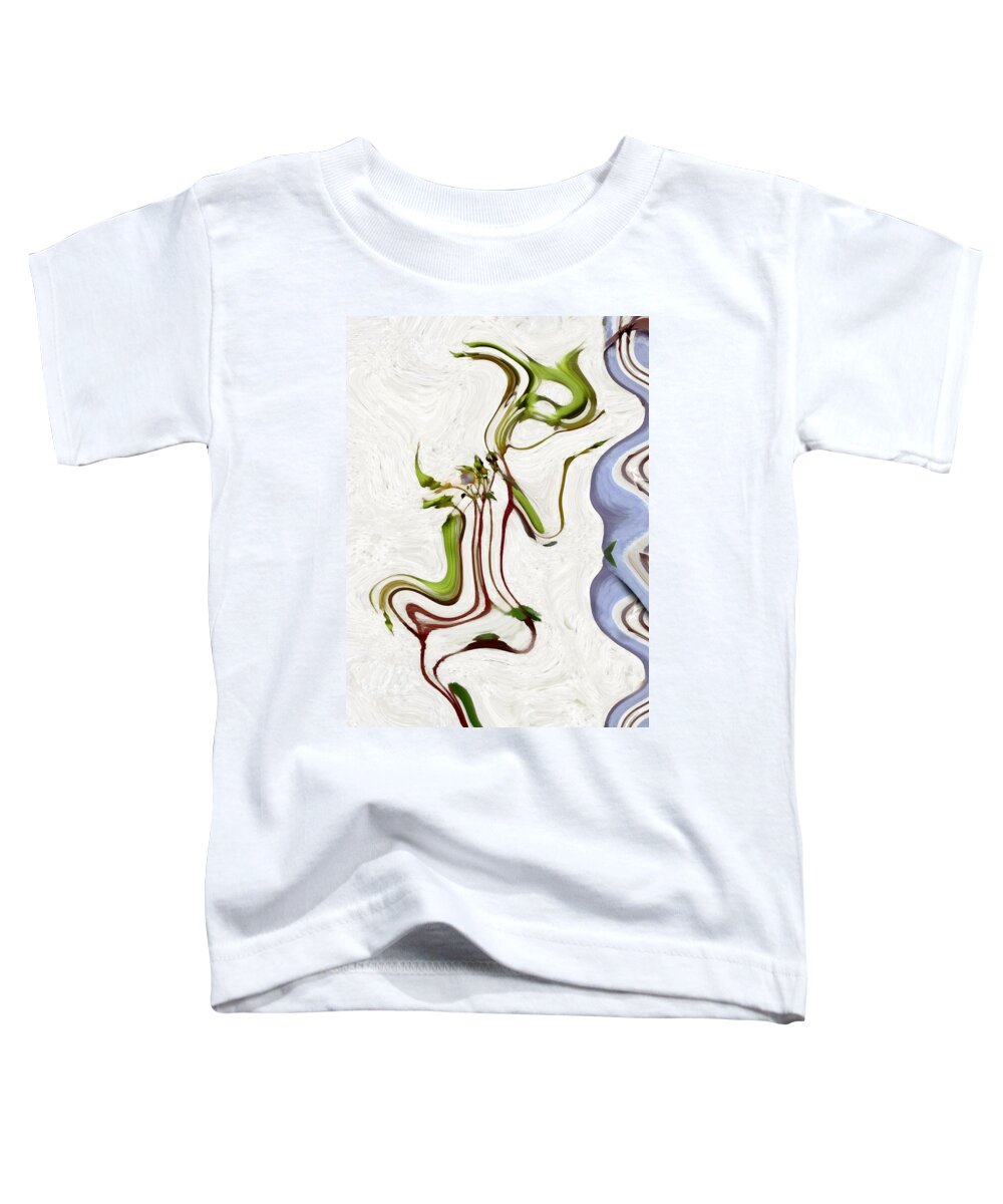 Abstract Toddler T-Shirt featuring the painting The Dance of Spring by RC DeWinter