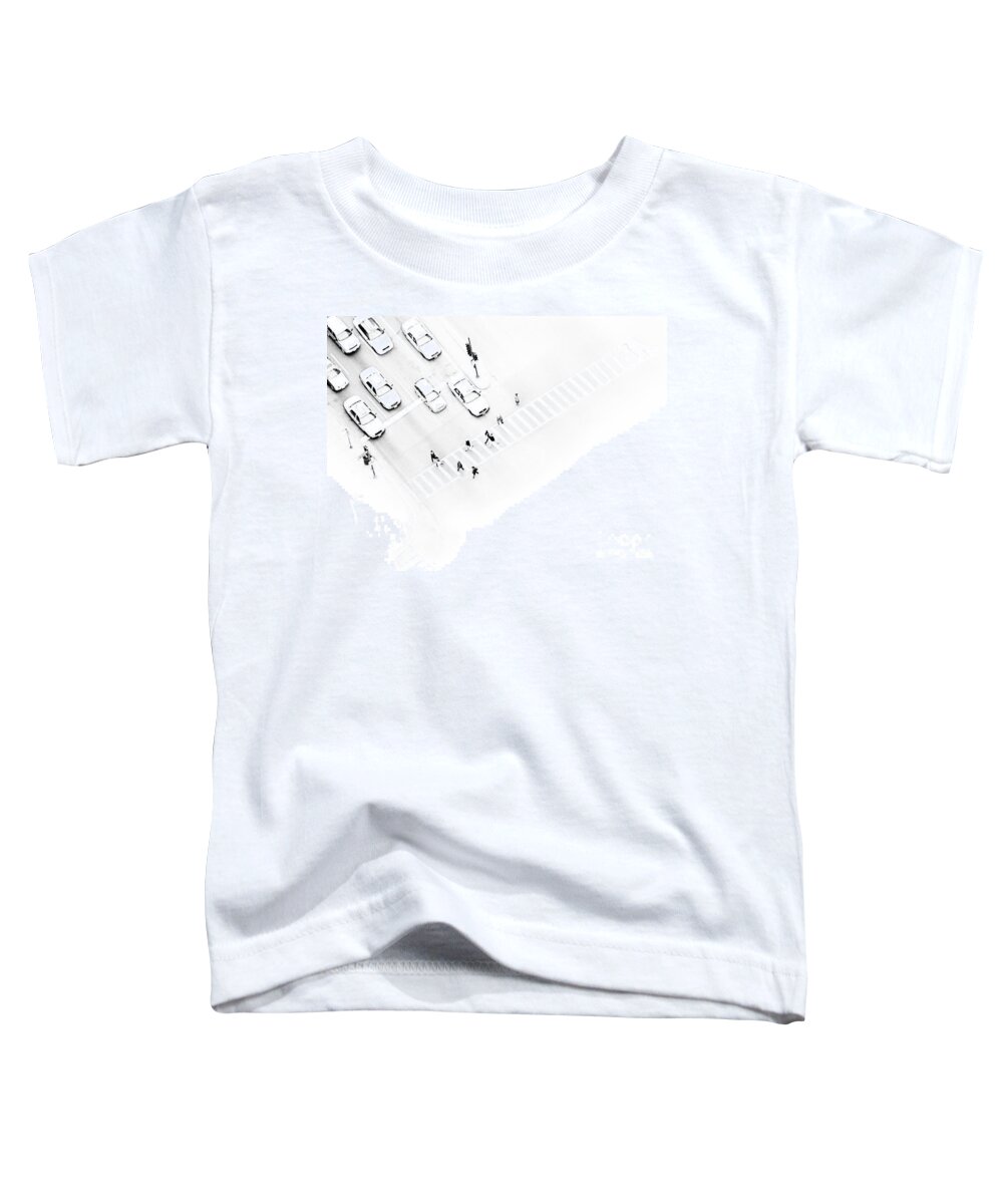 White Toddler T-Shirt featuring the photograph The Faceless by Dana DiPasquale