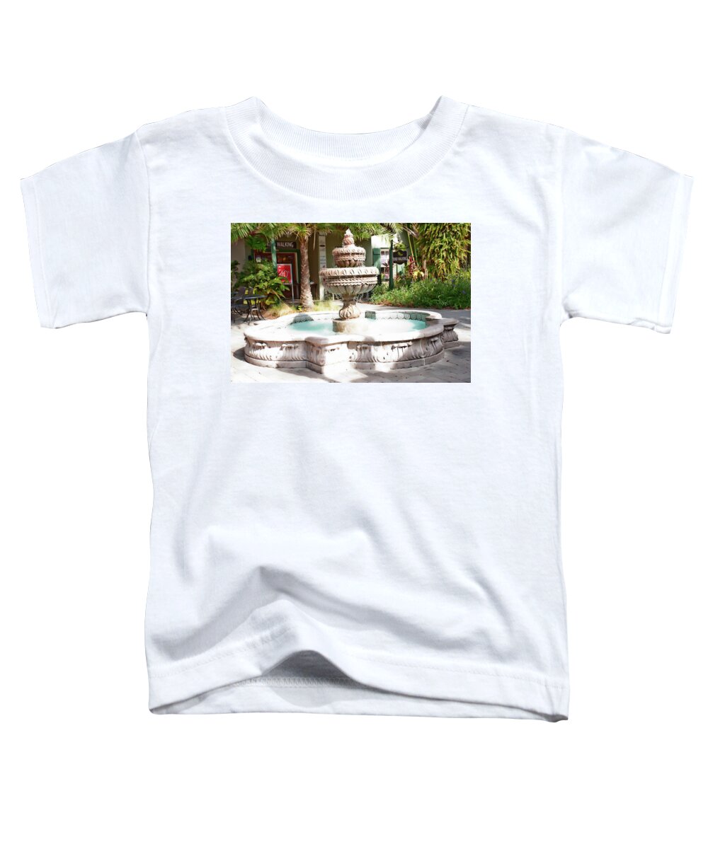 Fountain Toddler T-Shirt featuring the photograph The Fountain by Gina O'Brien