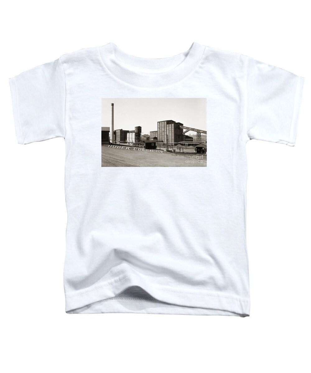 Huber Colliery Toddler T-Shirt featuring the photograph The Huber Colliery Ashley Pennsylvania 1953 by Arthur Miller