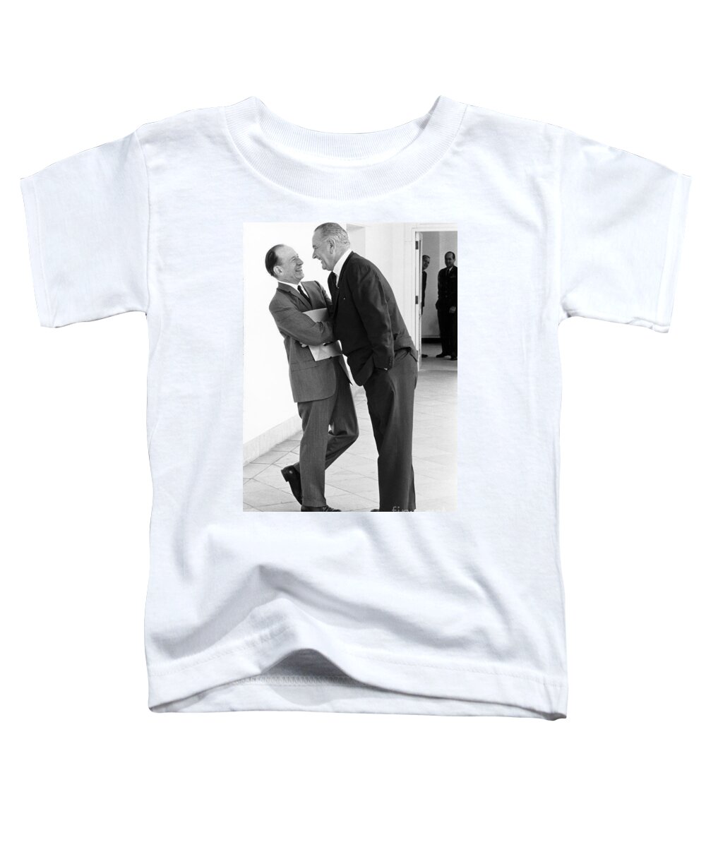 Government Toddler T-Shirt featuring the photograph The Johnson Treatment, 1965 by Science Source