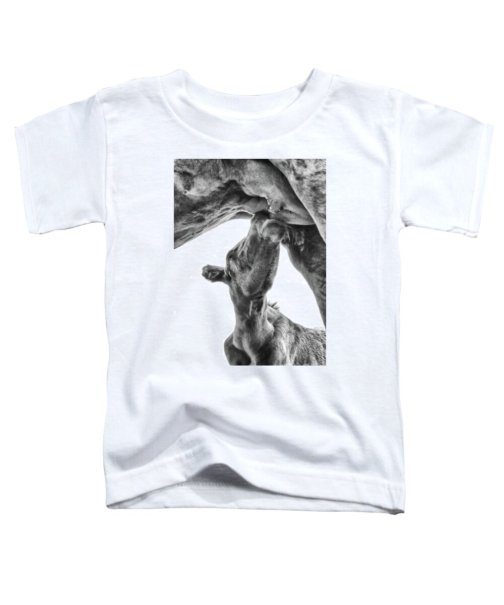 Foal Toddler T-Shirt featuring the photograph The Milky Way by Lori Ann Thwing