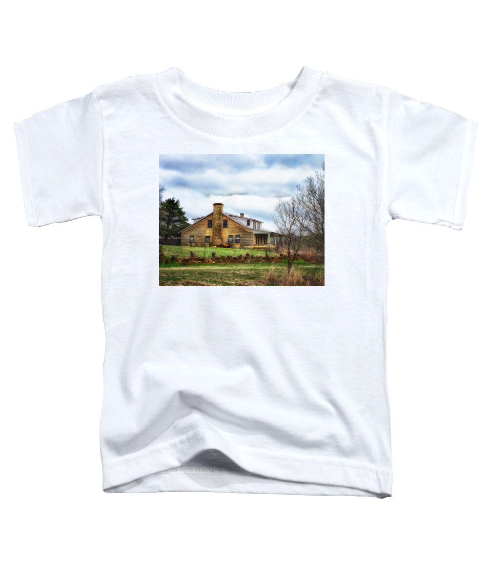 Rock House Toddler T-Shirt featuring the photograph The Old Rock House by Jolynn Reed