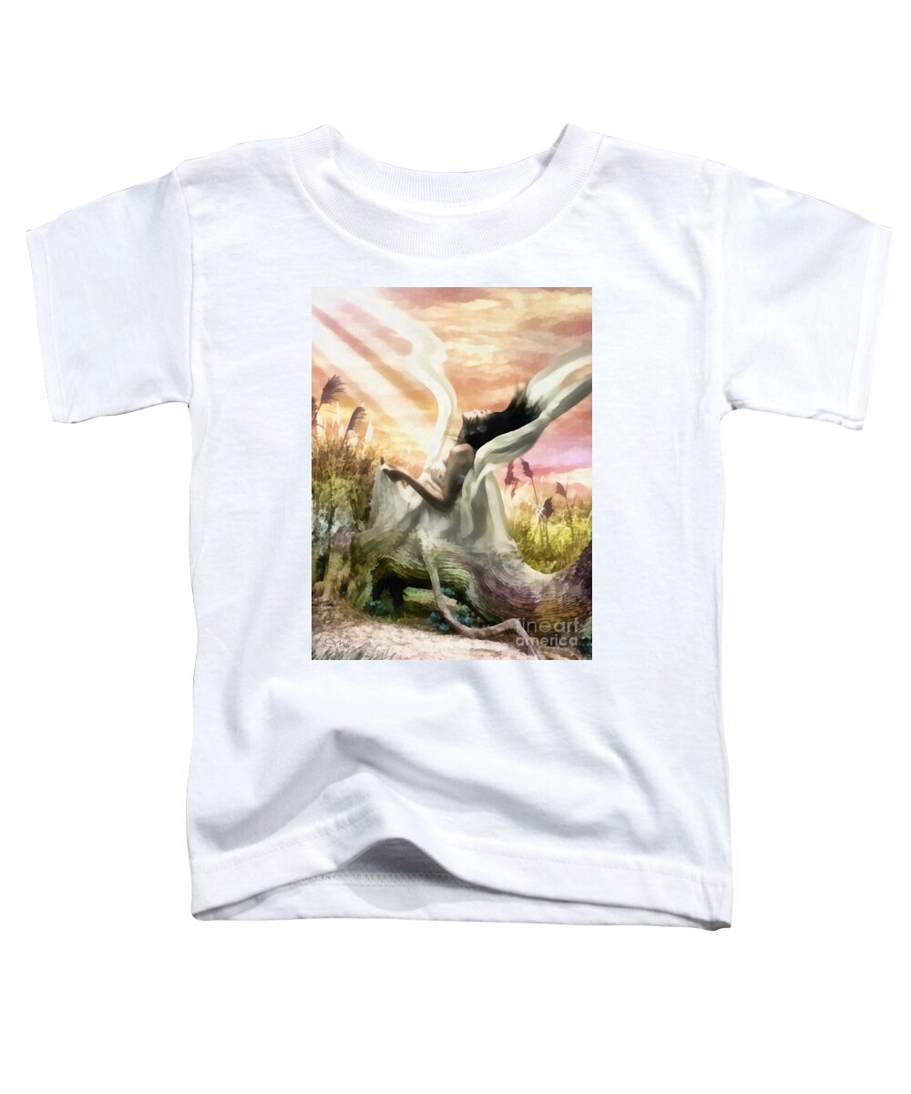 Thorn Toddler T-Shirt featuring the digital art Thorn by Mo T