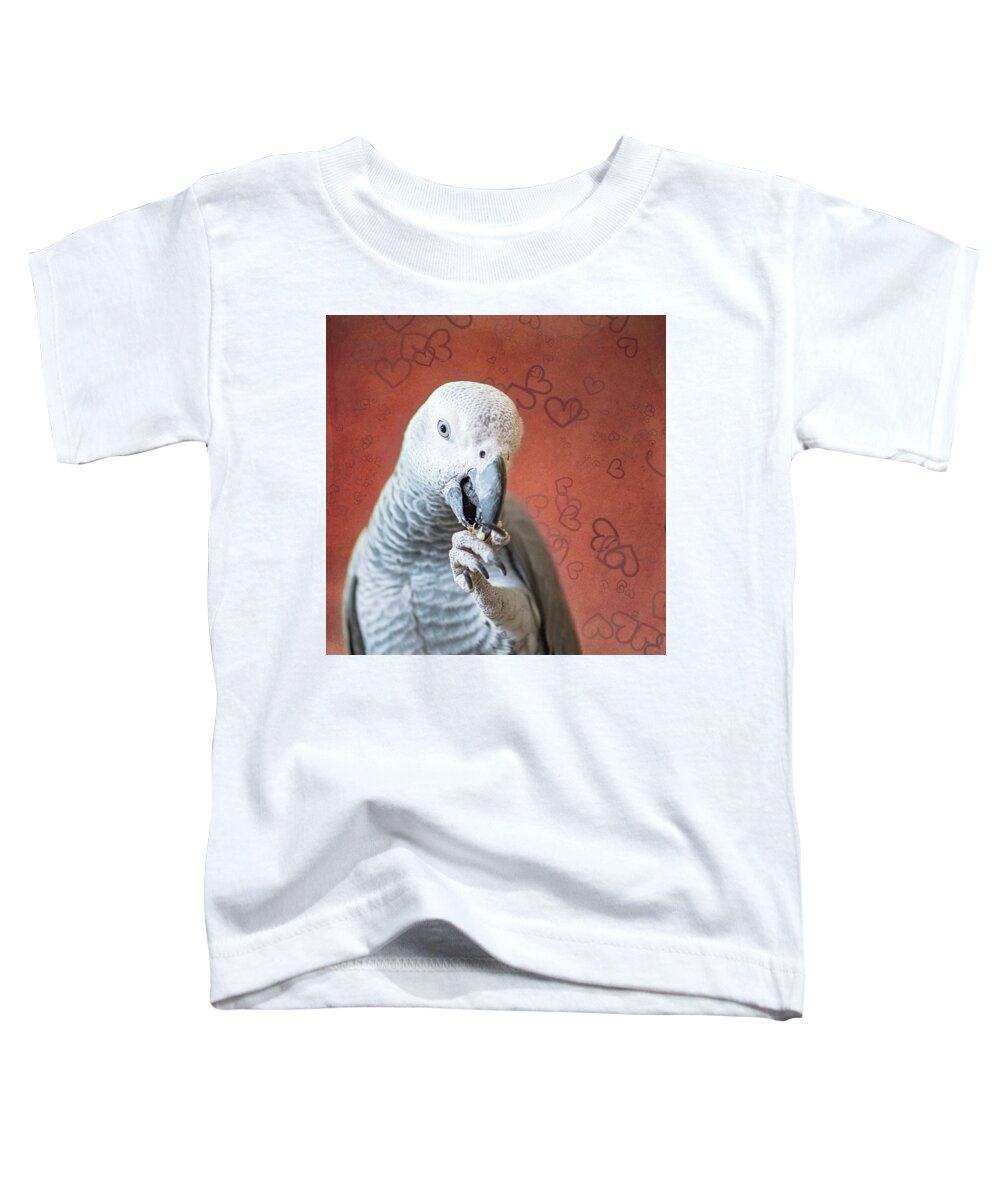 Love Toddler T-Shirt featuring the photograph To Be Owned By a Grey Is To Know Love by Jennifer Grossnickle