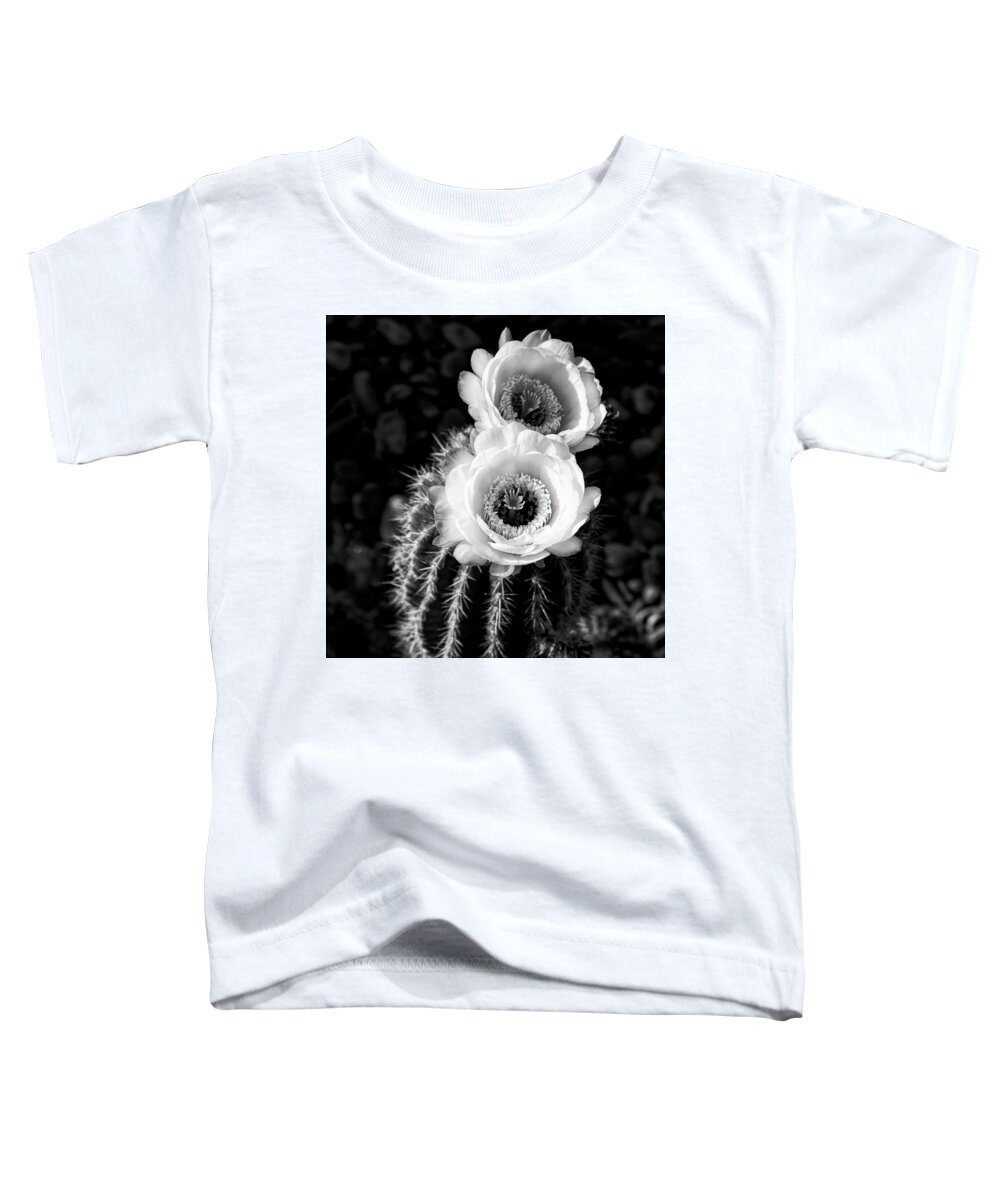 Torch Cactus Toddler T-Shirt featuring the photograph Tourch Cactus Bloom by Sandra Selle Rodriguez