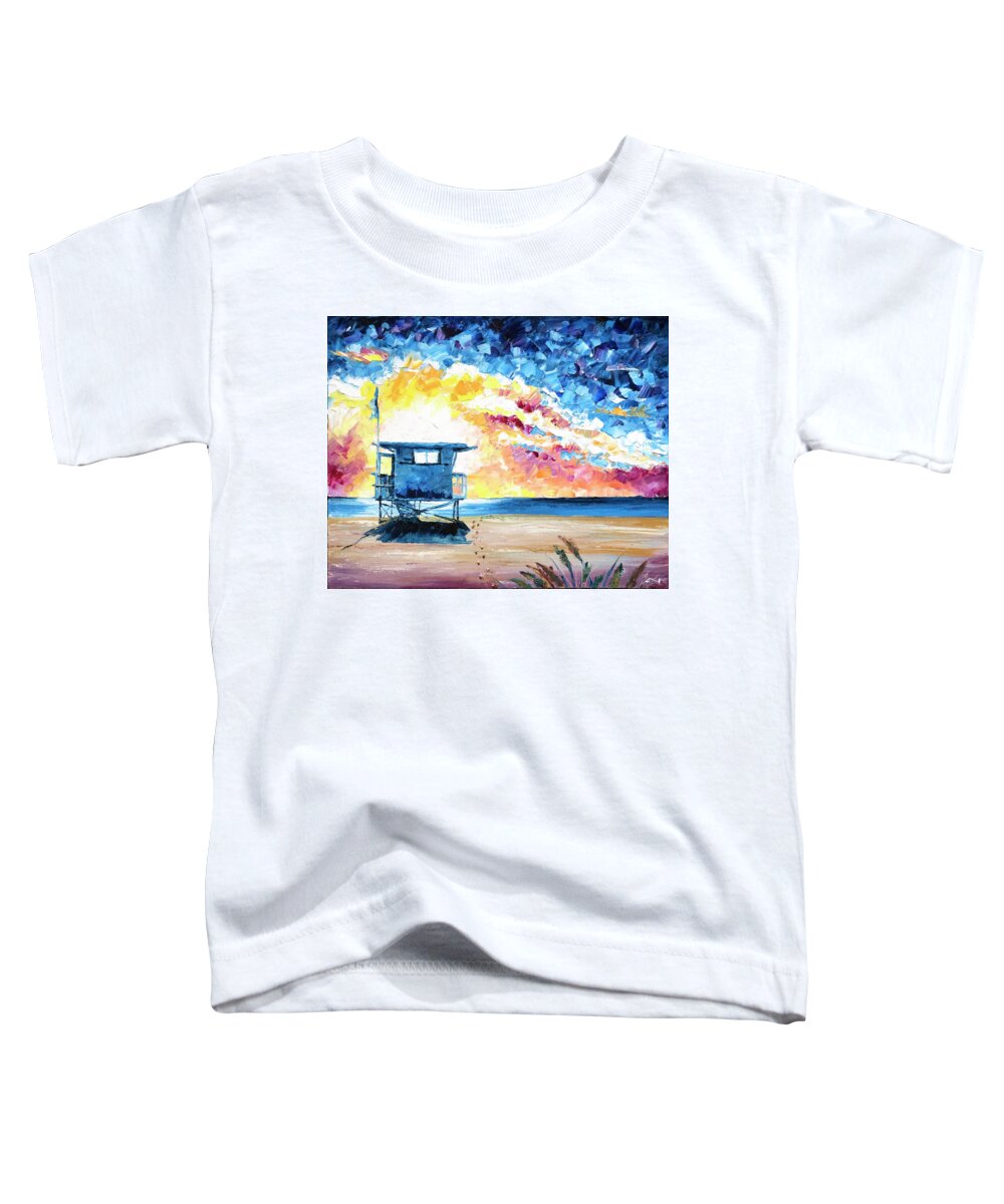 Tower Toddler T-Shirt featuring the painting Tower Life 6 by Nelson Ruger