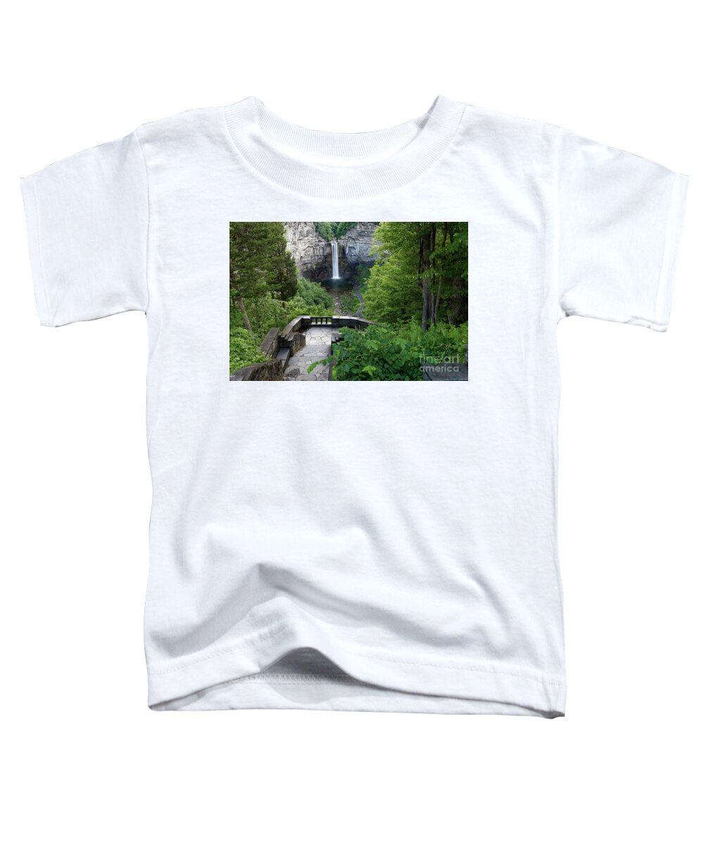Waterfall Toddler T-Shirt featuring the photograph Taughannock Falls, New York by Kevin Shields