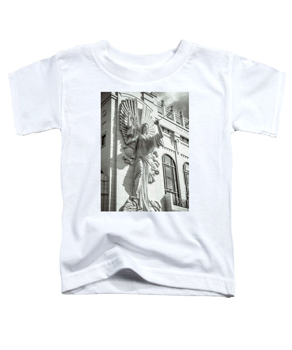 Angel Toddler T-Shirt featuring the photograph Trumpeting Angel by Guy Whiteley