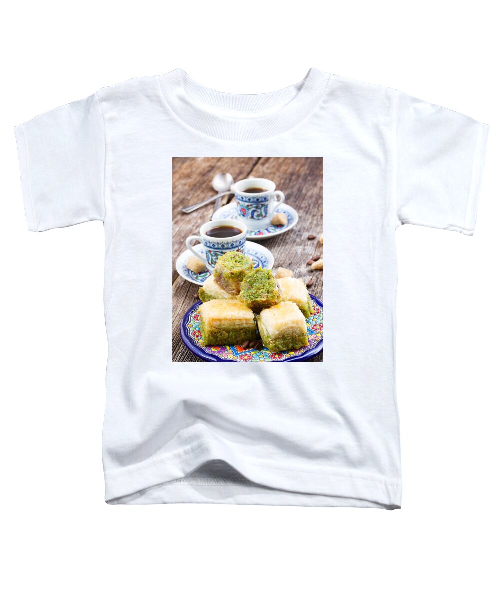 Baklava Toddler T-Shirt featuring the photograph Turkish Delights by Anastasy Yarmolovich