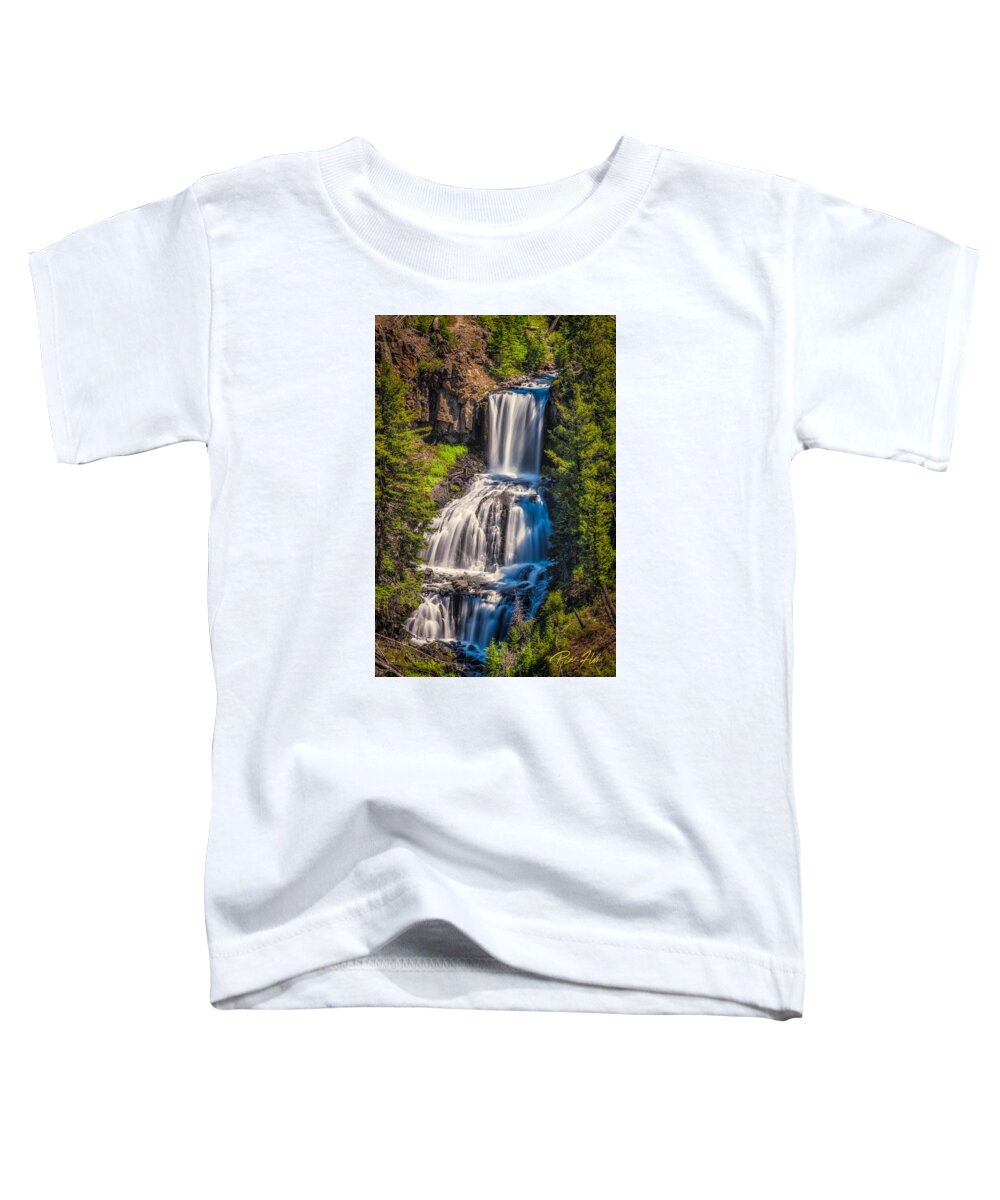 Flowing Toddler T-Shirt featuring the photograph Undine Falls by Rikk Flohr