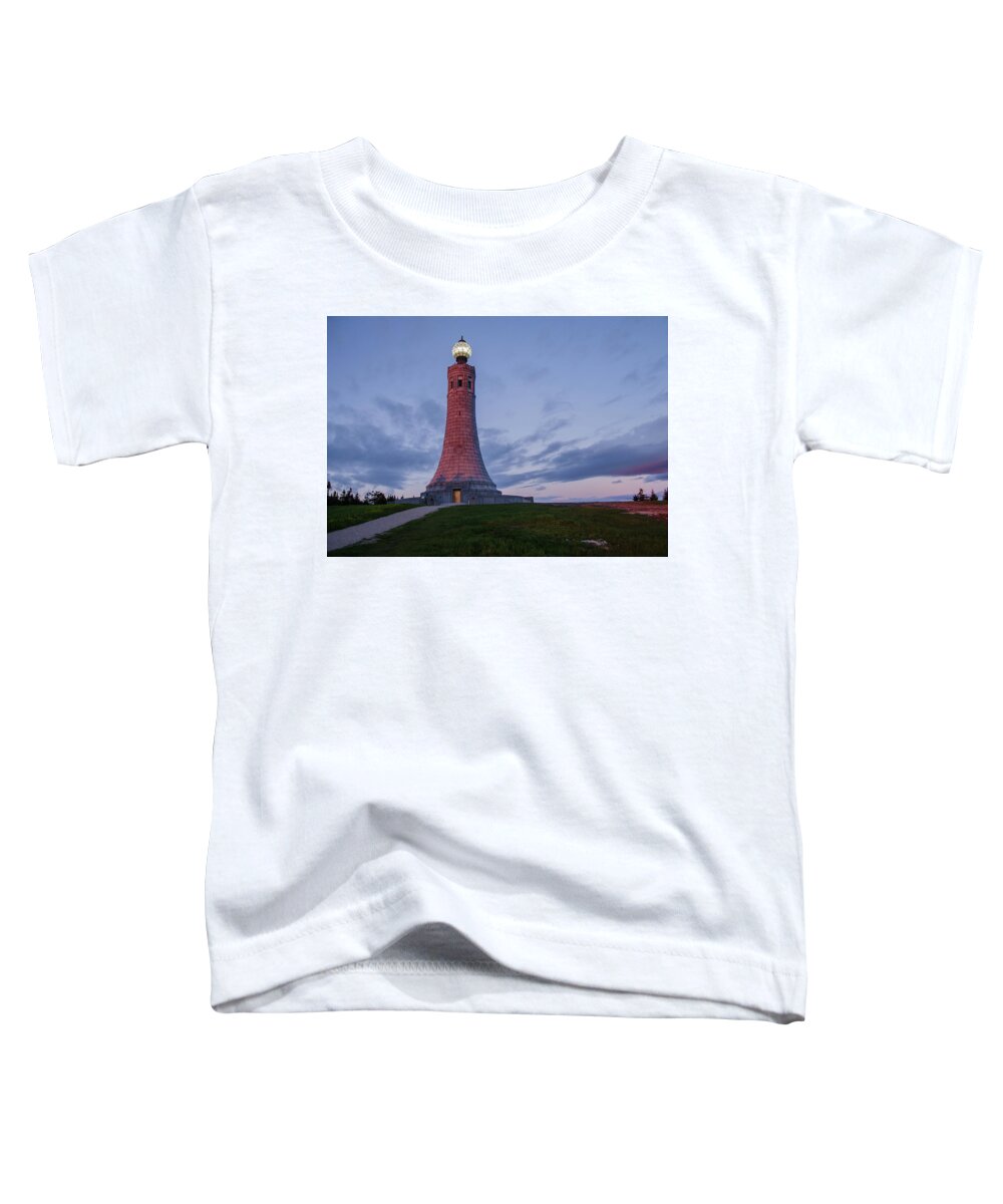 Veterans Memorial Tower Toddler T-Shirt featuring the photograph Veteran's Memorial Tower by Gales Of November