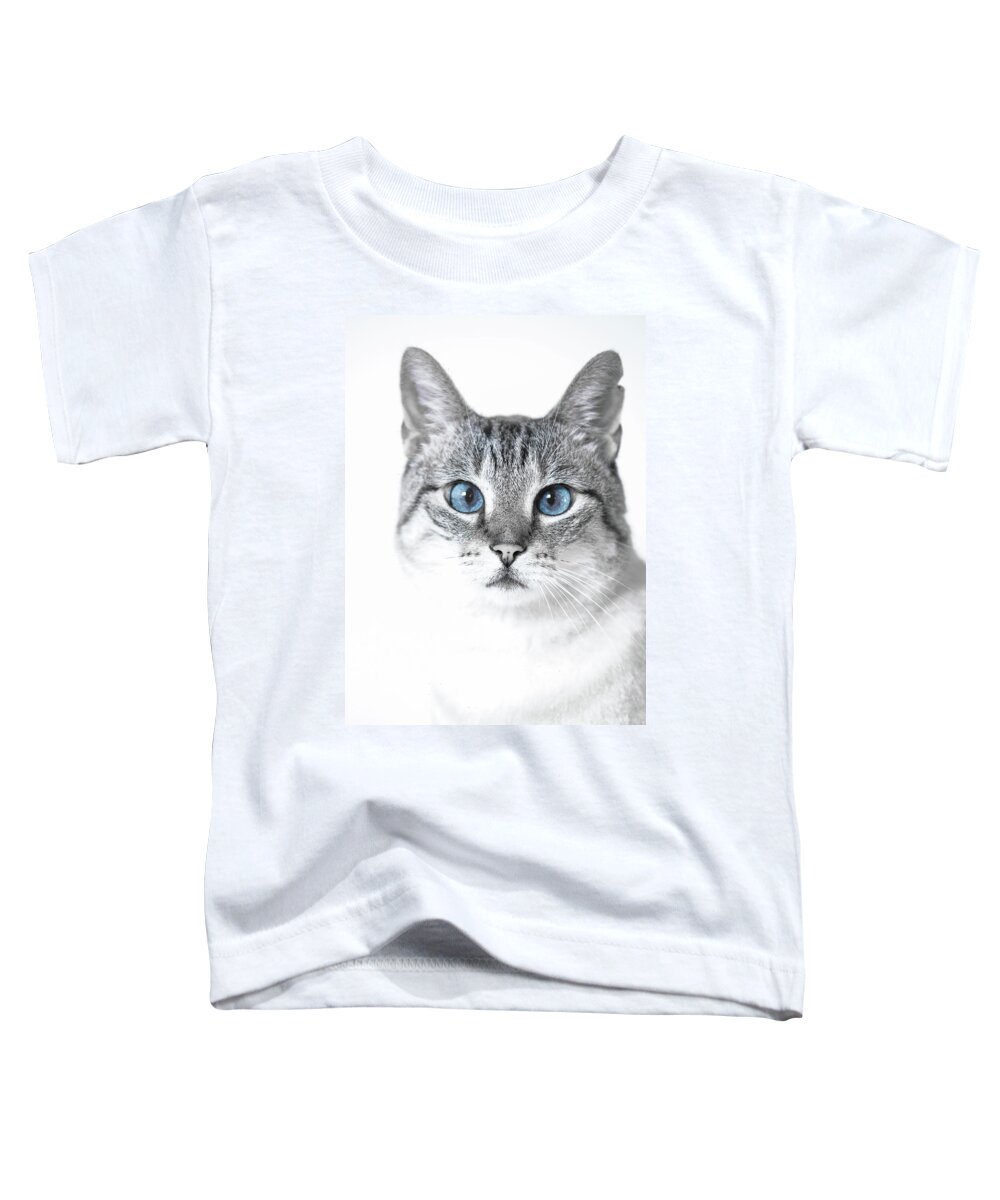 Cat Toddler T-Shirt featuring the photograph Vinney by Dean Birinyi