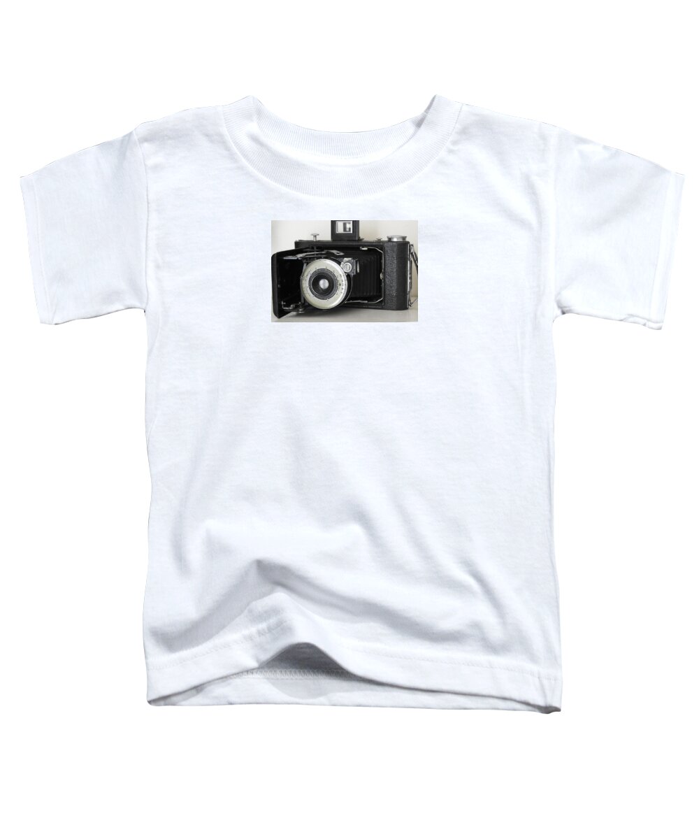Vintage Toddler T-Shirt featuring the photograph Vintage Camera by Jan Gelders