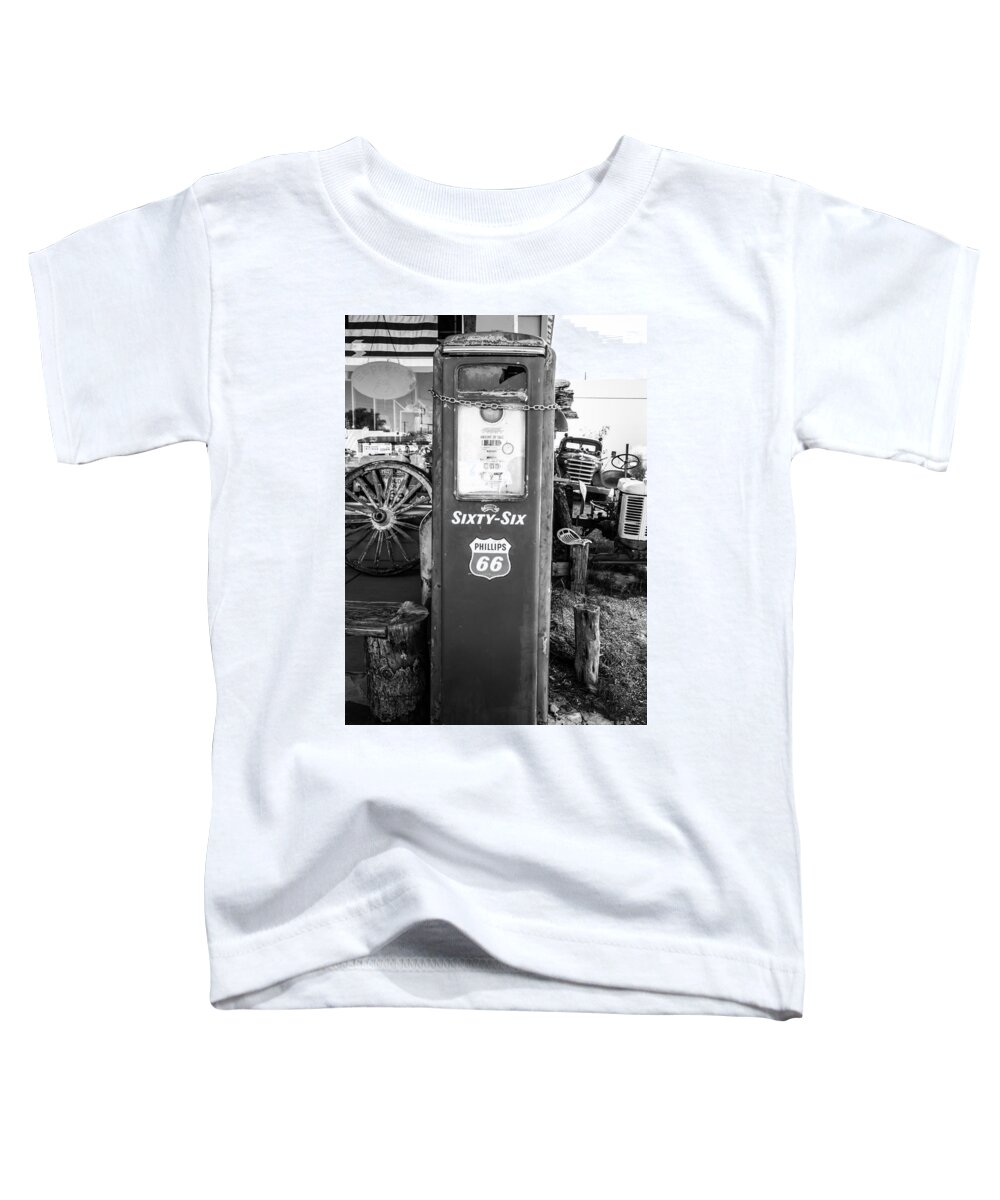 Gas Pump Toddler T-Shirt featuring the photograph Vintage Gas Pump by Anthony Sacco