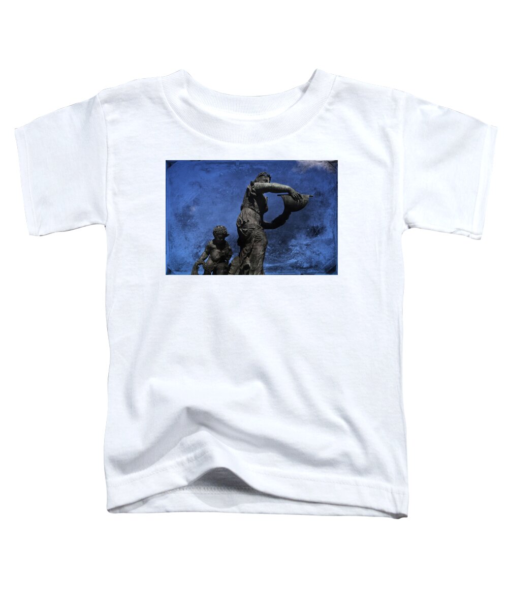 Barcelona Toddler T-Shirt featuring the photograph Watching The Wheels by Pranamera Prints