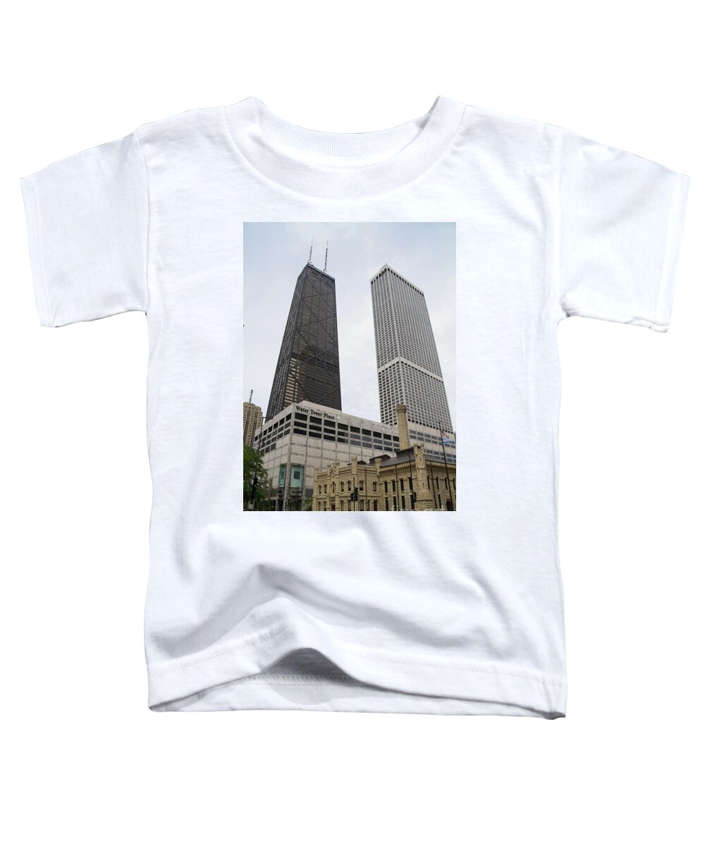 Chicago Toddler T-Shirt featuring the photograph Water Tower Place and Company by David Levin