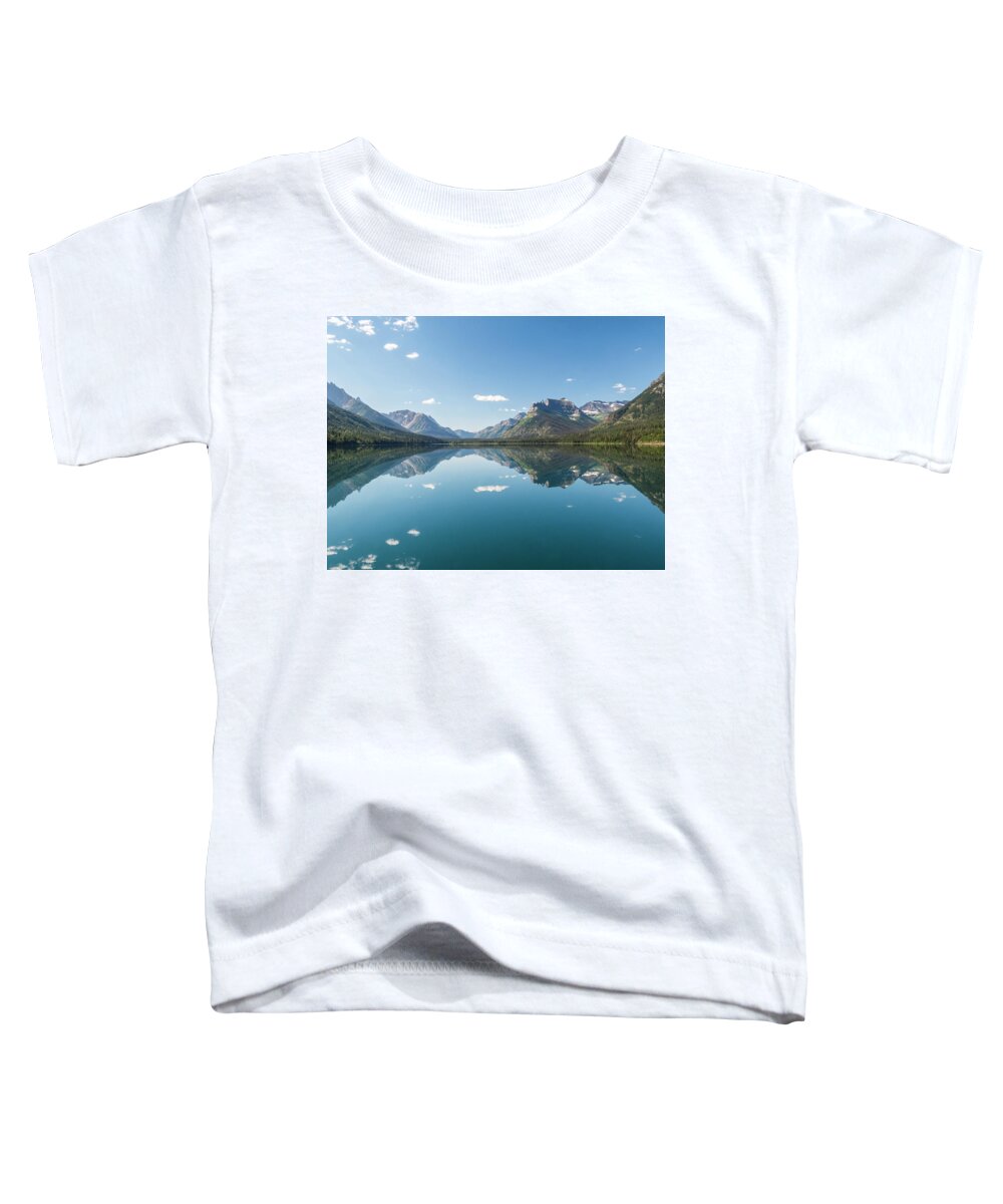 Lake Toddler T-Shirt featuring the photograph Waterton Reflection #5 by Patti Deters