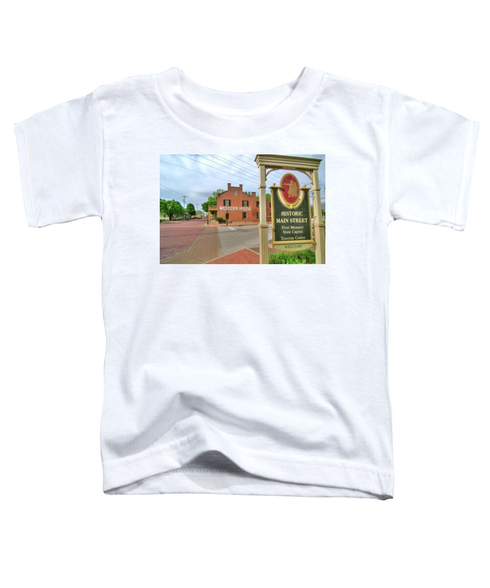 Missouri Toddler T-Shirt featuring the photograph Western House 2 by Steve Stuller