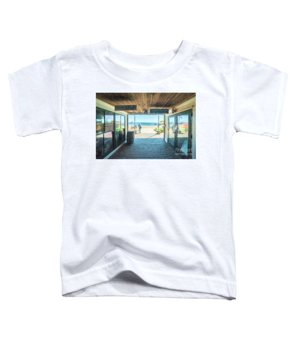 Provincetown Toddler T-Shirt featuring the photograph Whaler's Wharf by Michael James