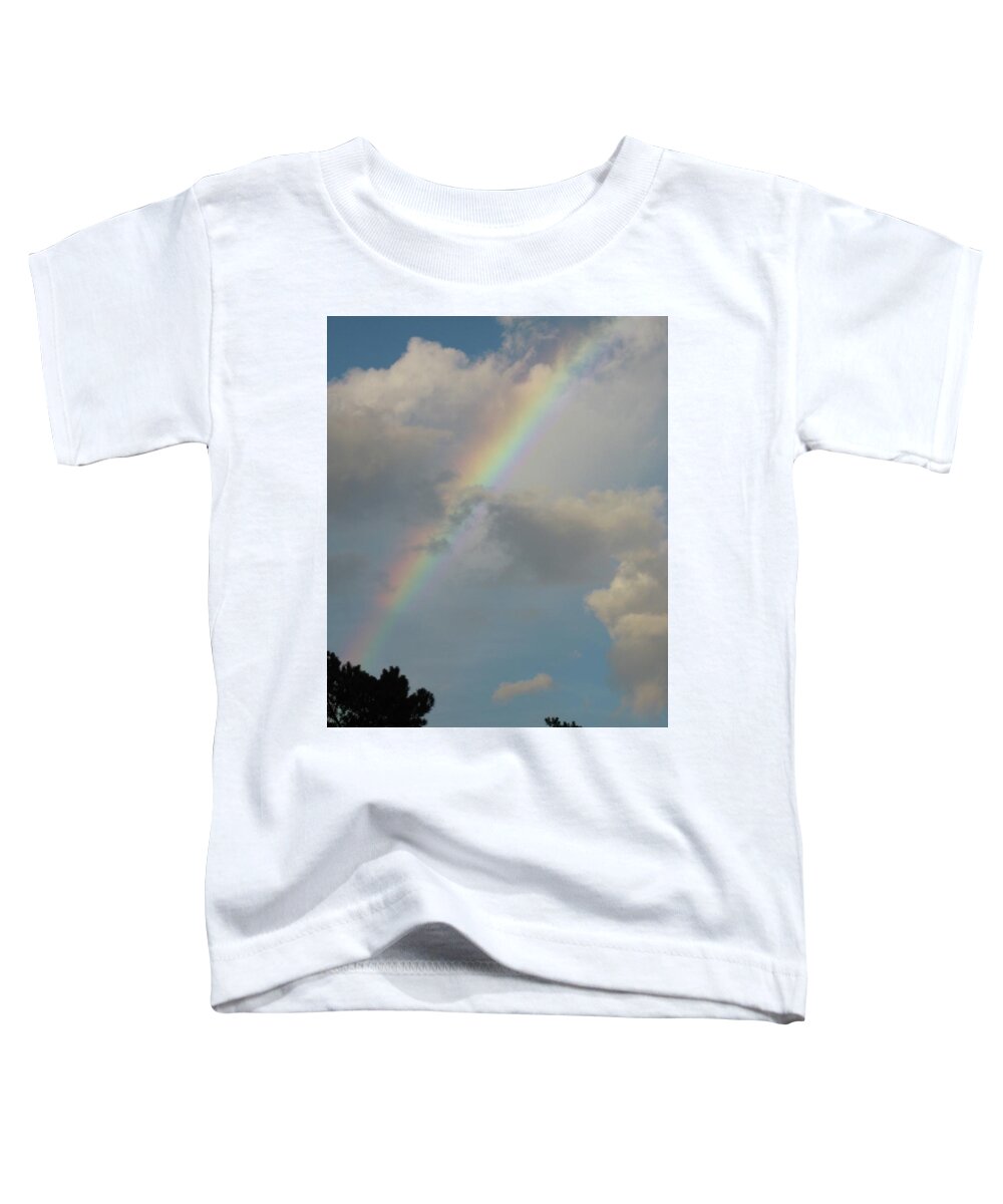 Rainbow Toddler T-Shirt featuring the photograph Where the Creek Comes From by Judith Lauter