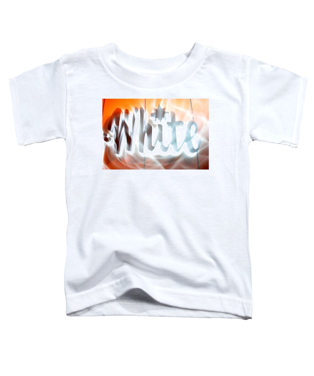 White Hot Toddler T-Shirt featuring the photograph White Hot by Ric Bascobert