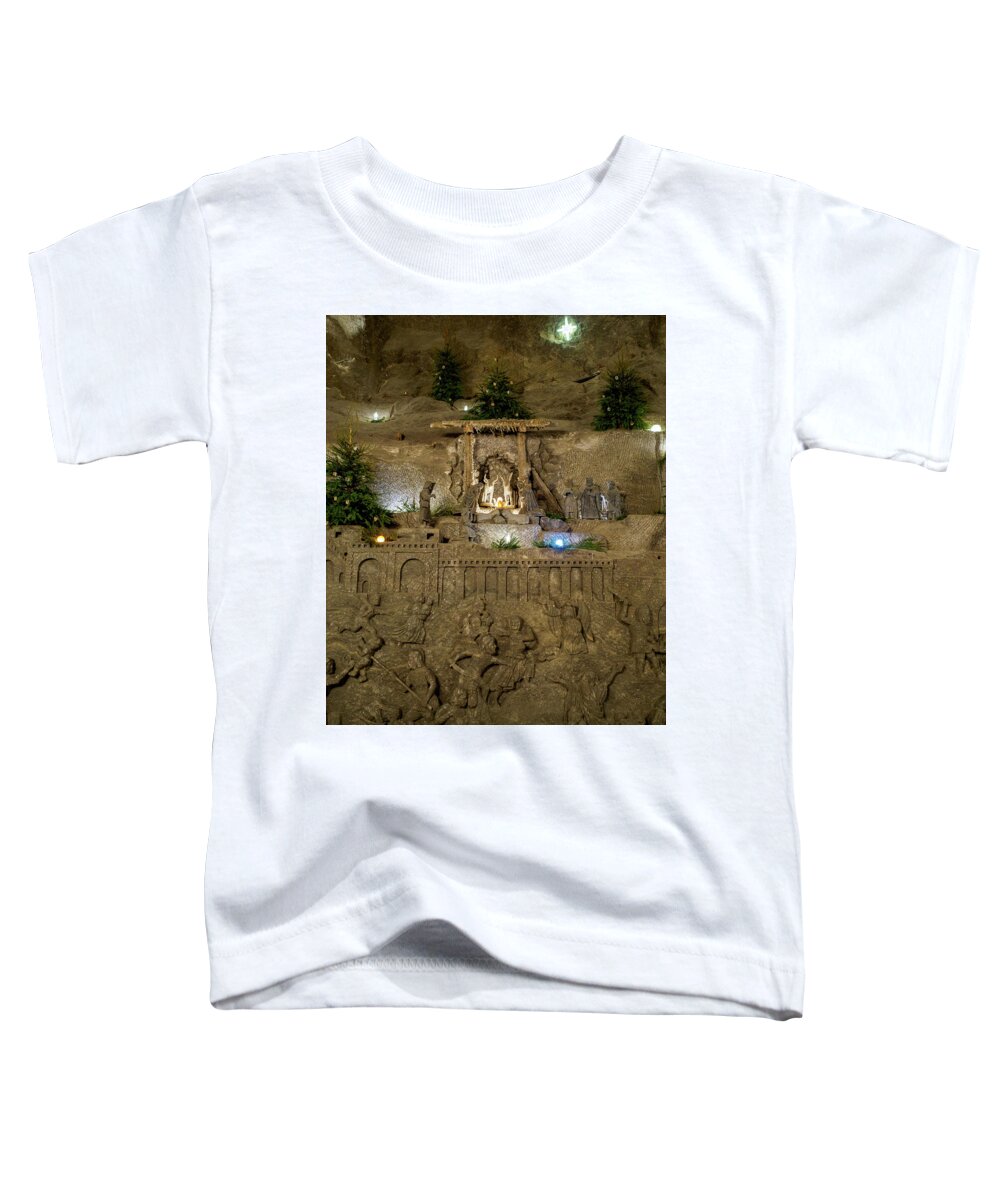 Digging Toddler T-Shirt featuring the photograph Wieliczka Salt Mines by Mark Llewellyn