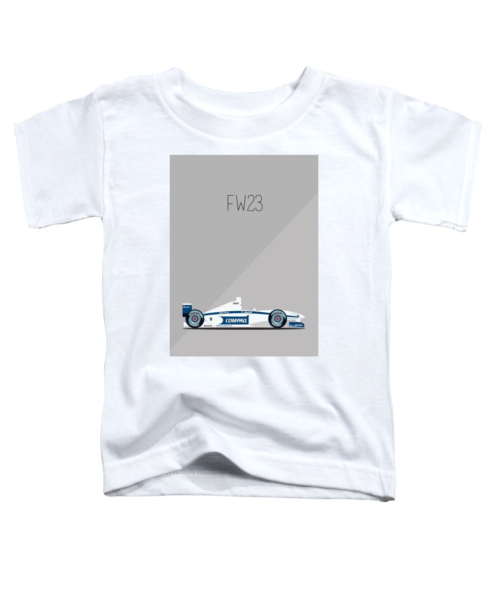 Bmw Williams F1 Team Toddler T-Shirt featuring the painting Williams BMW FW23 F1 Poster by Beautify My Walls