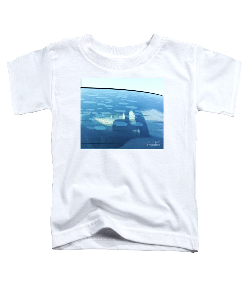 Abstract Toddler T-Shirt featuring the photograph Windshield by Fei A