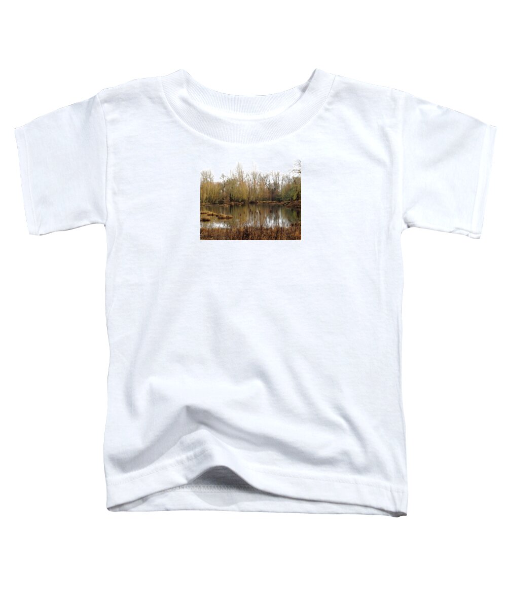 Nw Scenery Toddler T-Shirt featuring the digital art Almost Spring by I'ina Van Lawick
