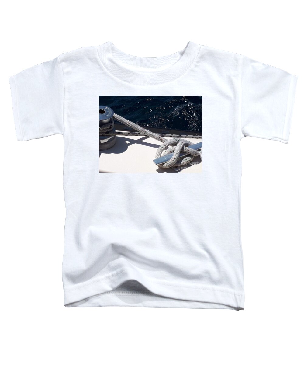 Ropes Toddler T-Shirt featuring the photograph Working together by Lisa Koyle