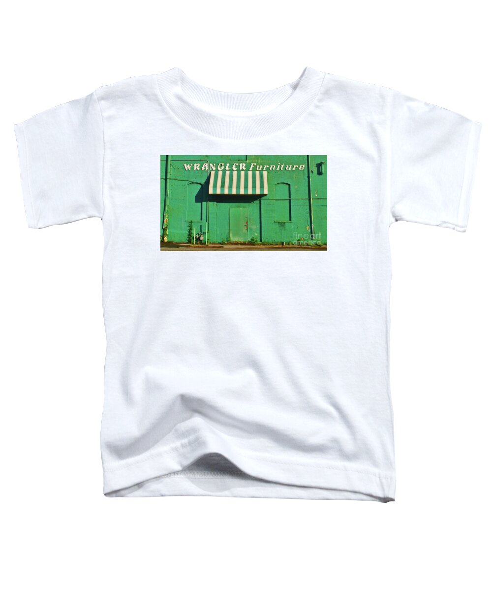 Antique Toddler T-Shirt featuring the photograph Wrangler Furniture by George D Gordon III