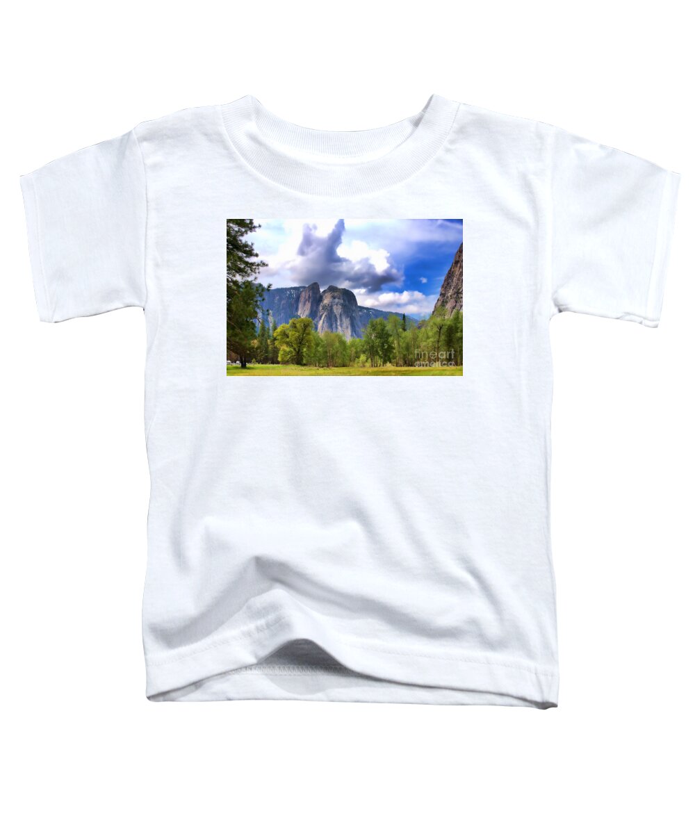 Yosemite Toddler T-Shirt featuring the photograph Yosemite Valley Color by Chuck Kuhn