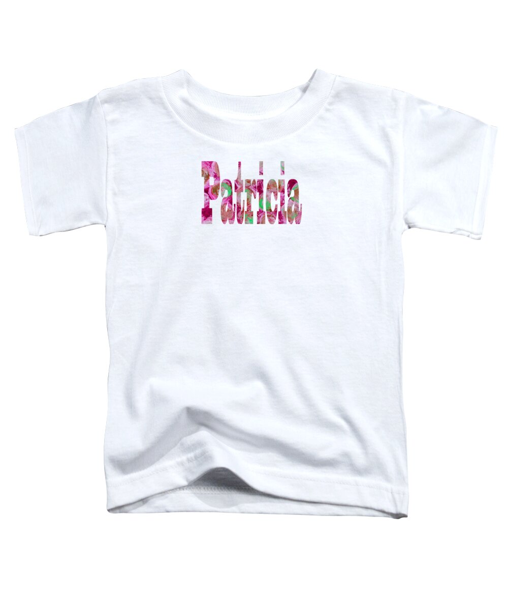 Patricia Toddler T-Shirt featuring the digital art Patricia by Corinne Carroll