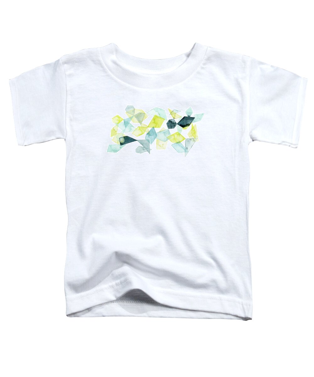 Abstract Toddler T-Shirt featuring the painting Seaglass Abstract II #1 by Grace Popp