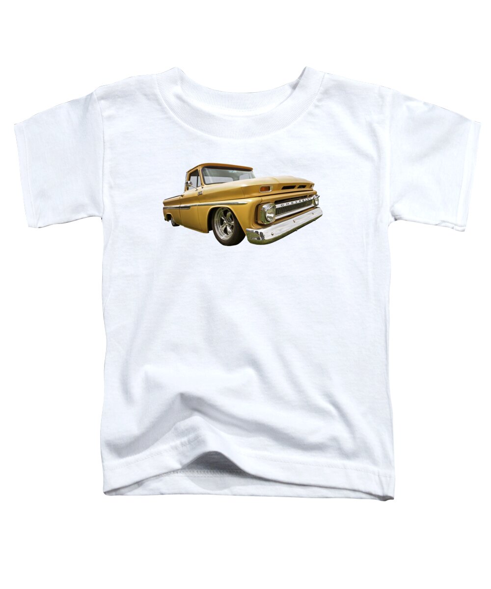Chevrolet Truck Toddler T-Shirt featuring the photograph 1965 Chevy C10 Truck by Gill Billington