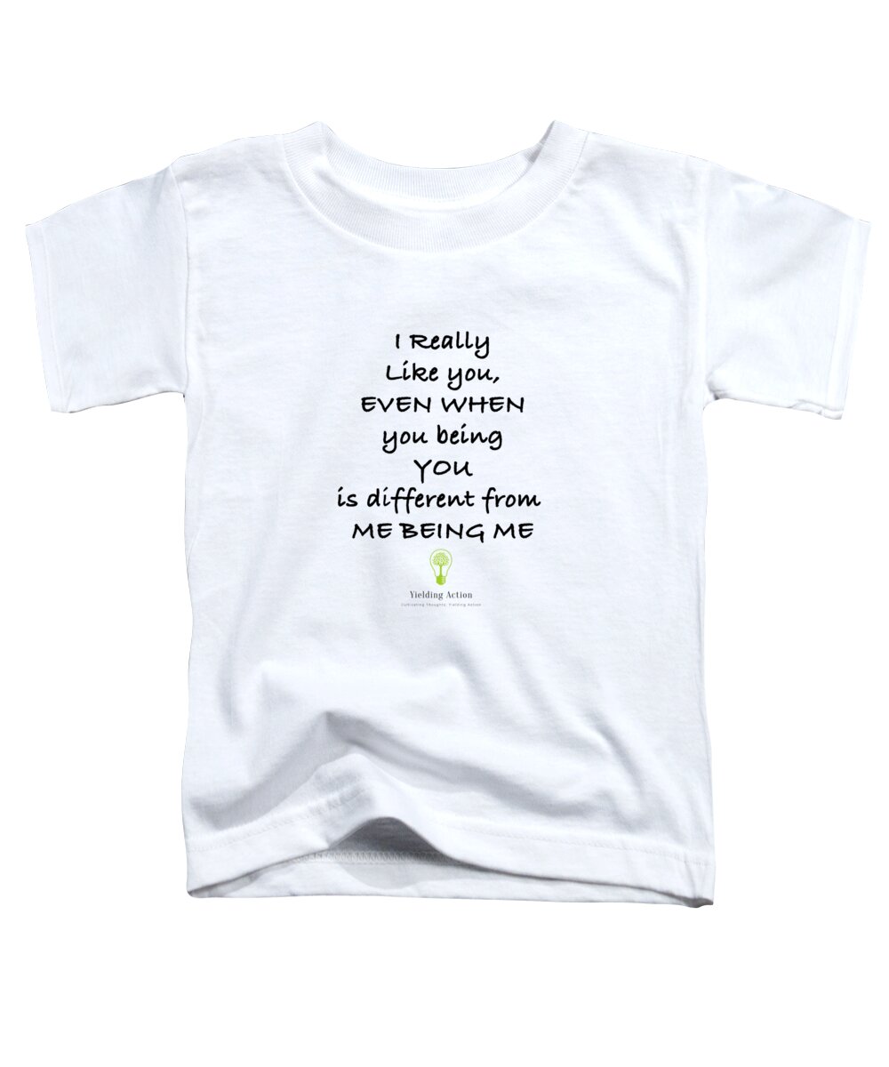 Tshirt Toddler T-Shirt featuring the digital art Acceptance by Lisa Burbach