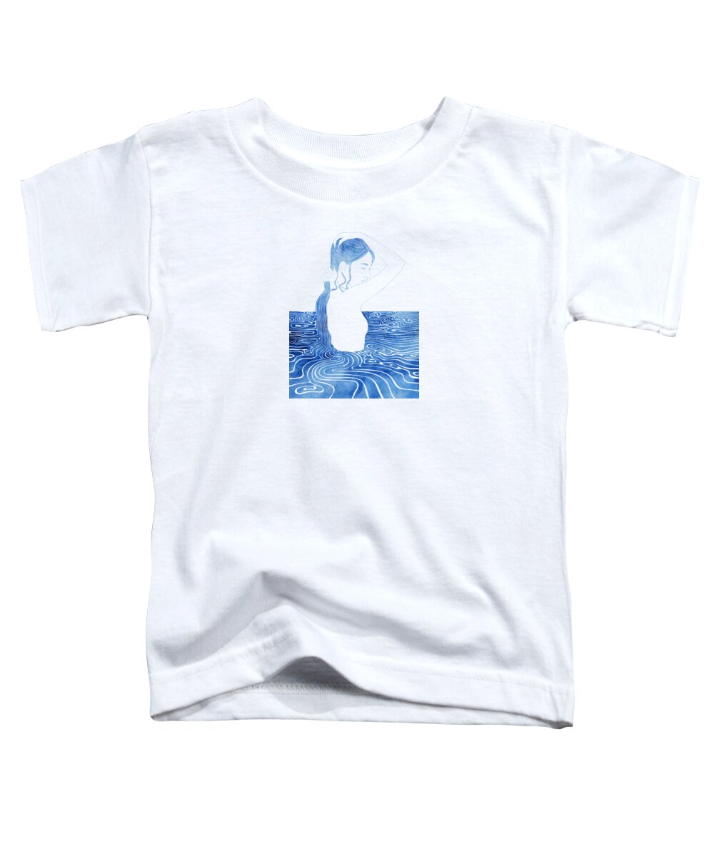 Apseudes Toddler T-Shirt featuring the mixed media Apseudes by Stevyn Llewellyn