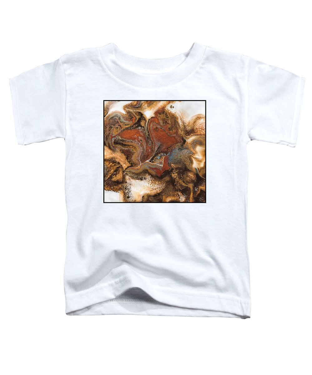 Acrylic Toddler T-Shirt featuring the painting Awe Inspiring by Teresa Wilson by Teresa Wilson
