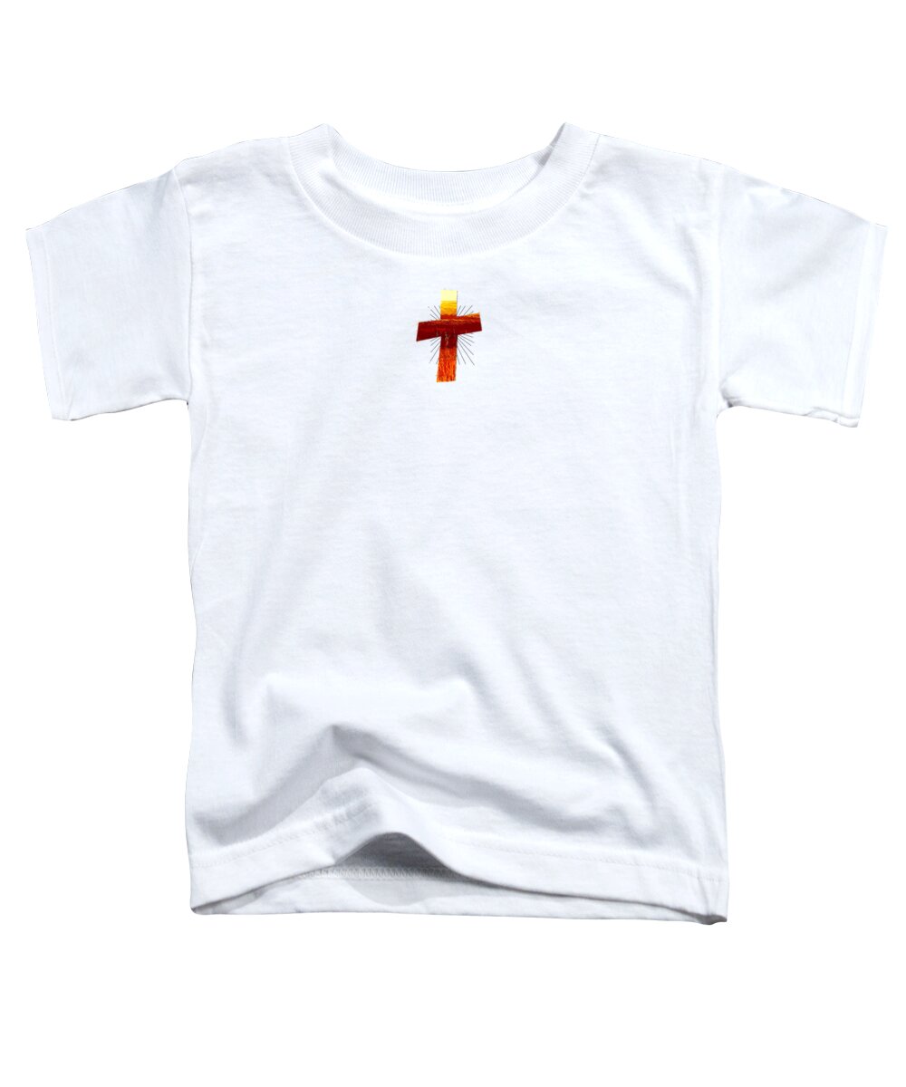 Jesus Toddler T-Shirt featuring the digital art Be with you by Payet Emmanuel