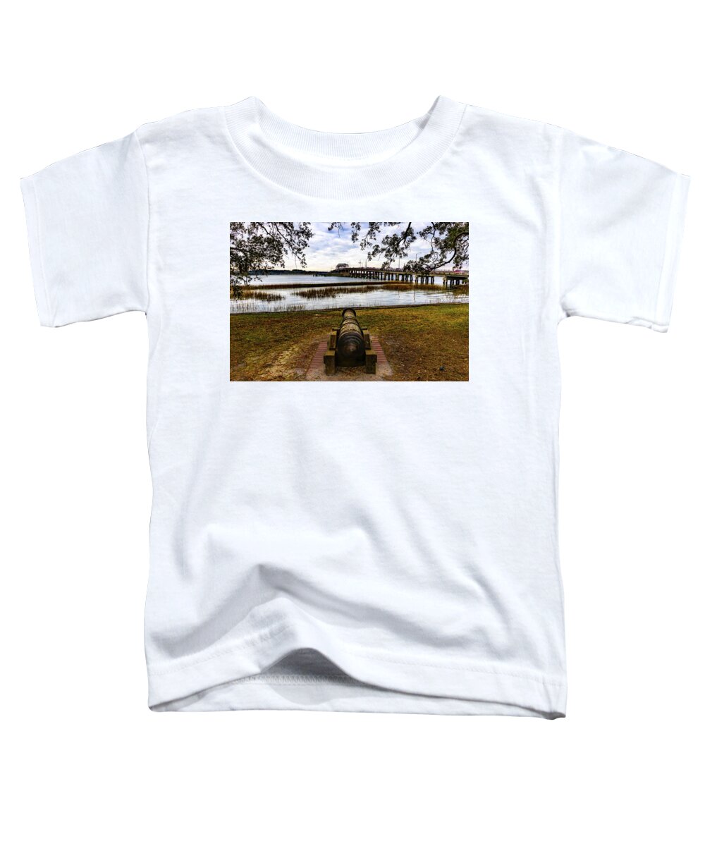 Beaufort Toddler T-Shirt featuring the photograph Beaufort Canon by Norma Brandsberg
